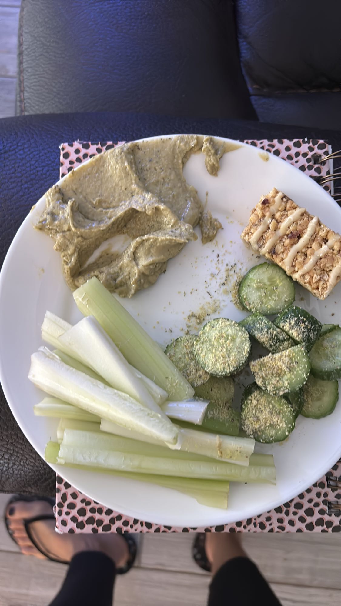 Assiette collation saine