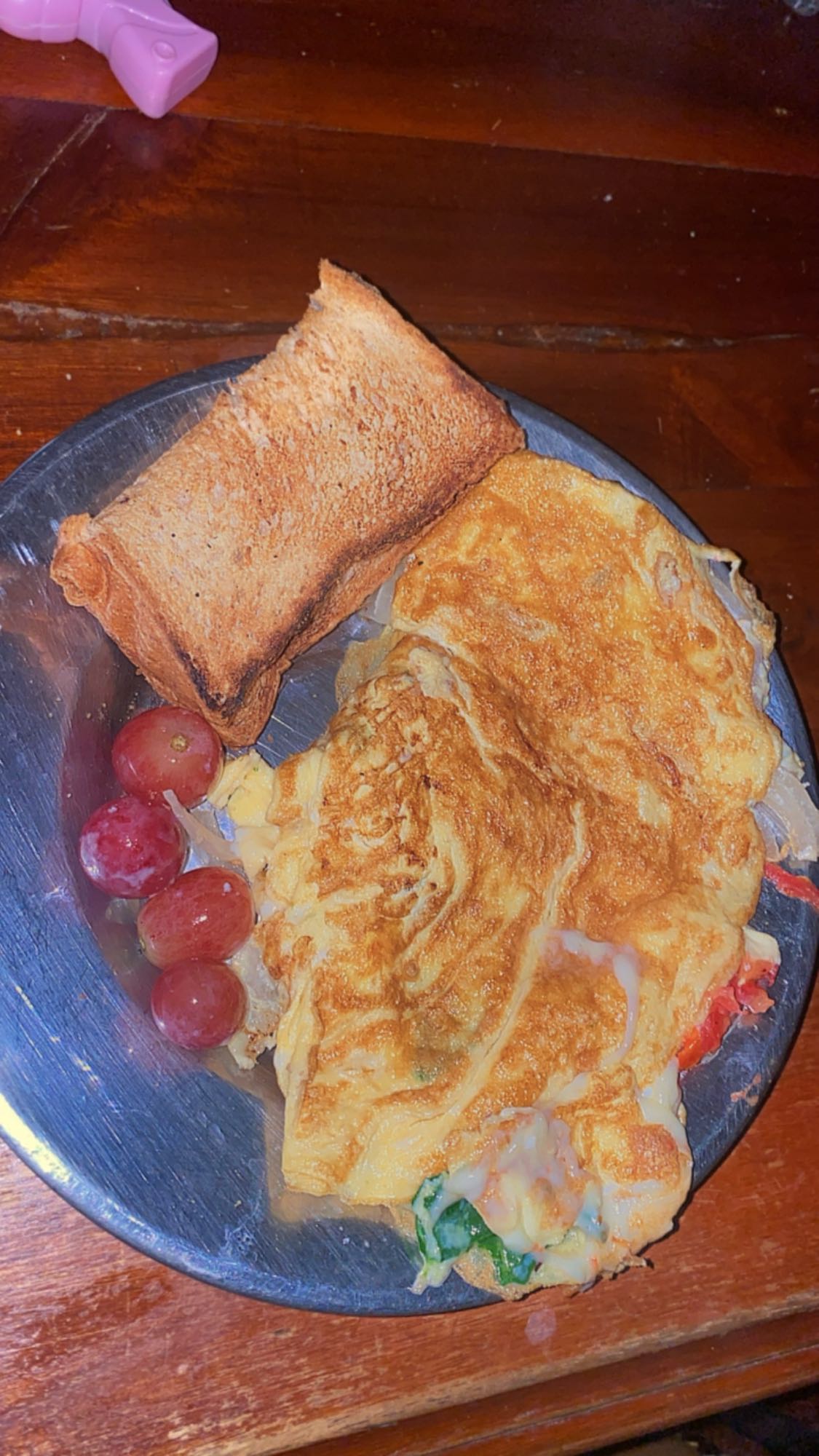 Omelette con tostada