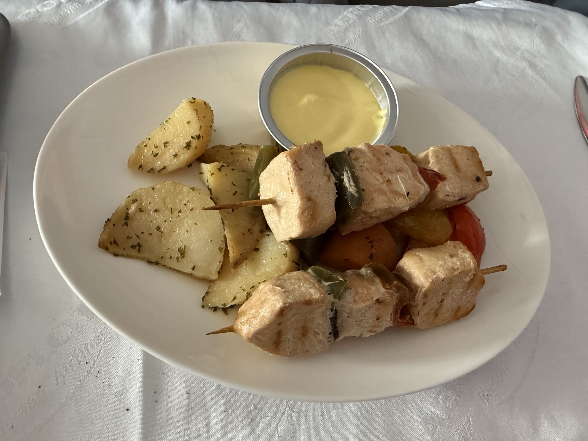 шашлык с картофелем