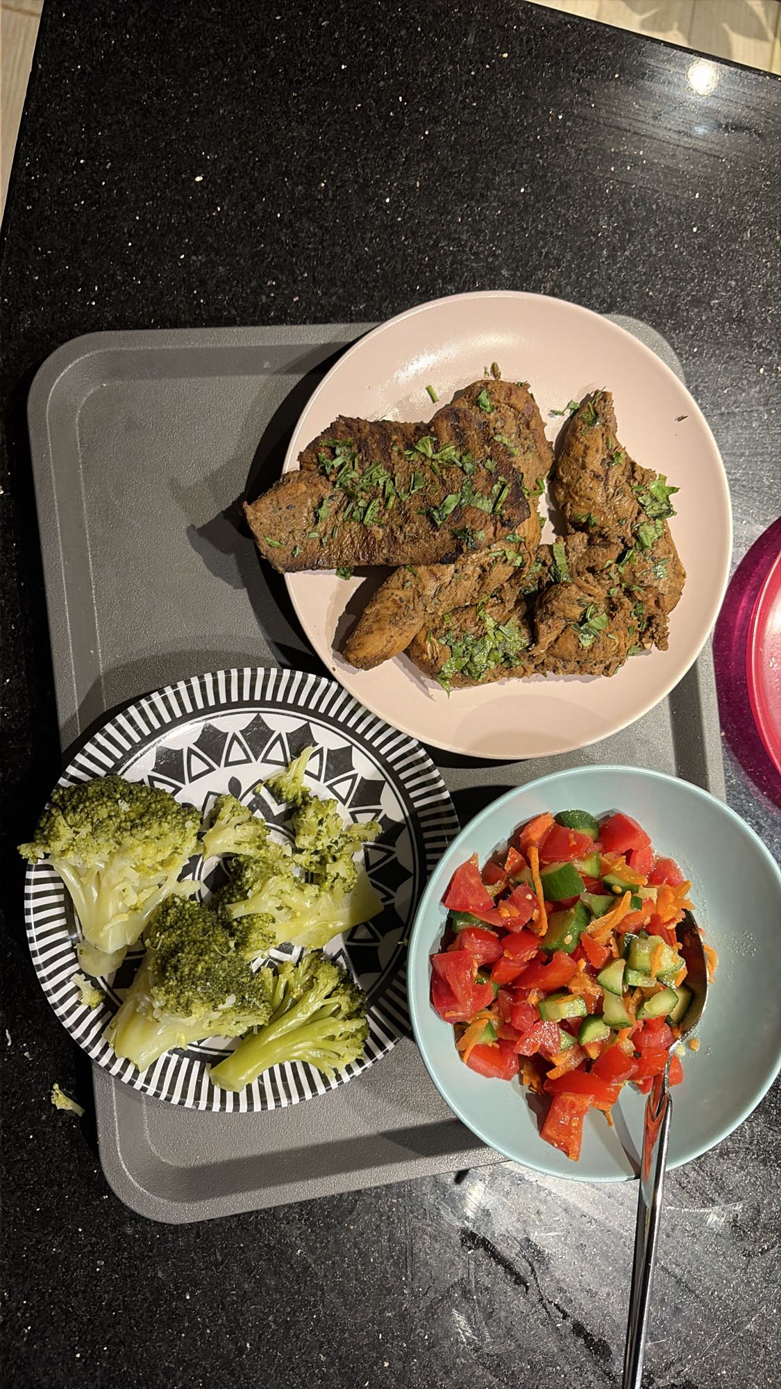 Grilled Chicken with Veggies