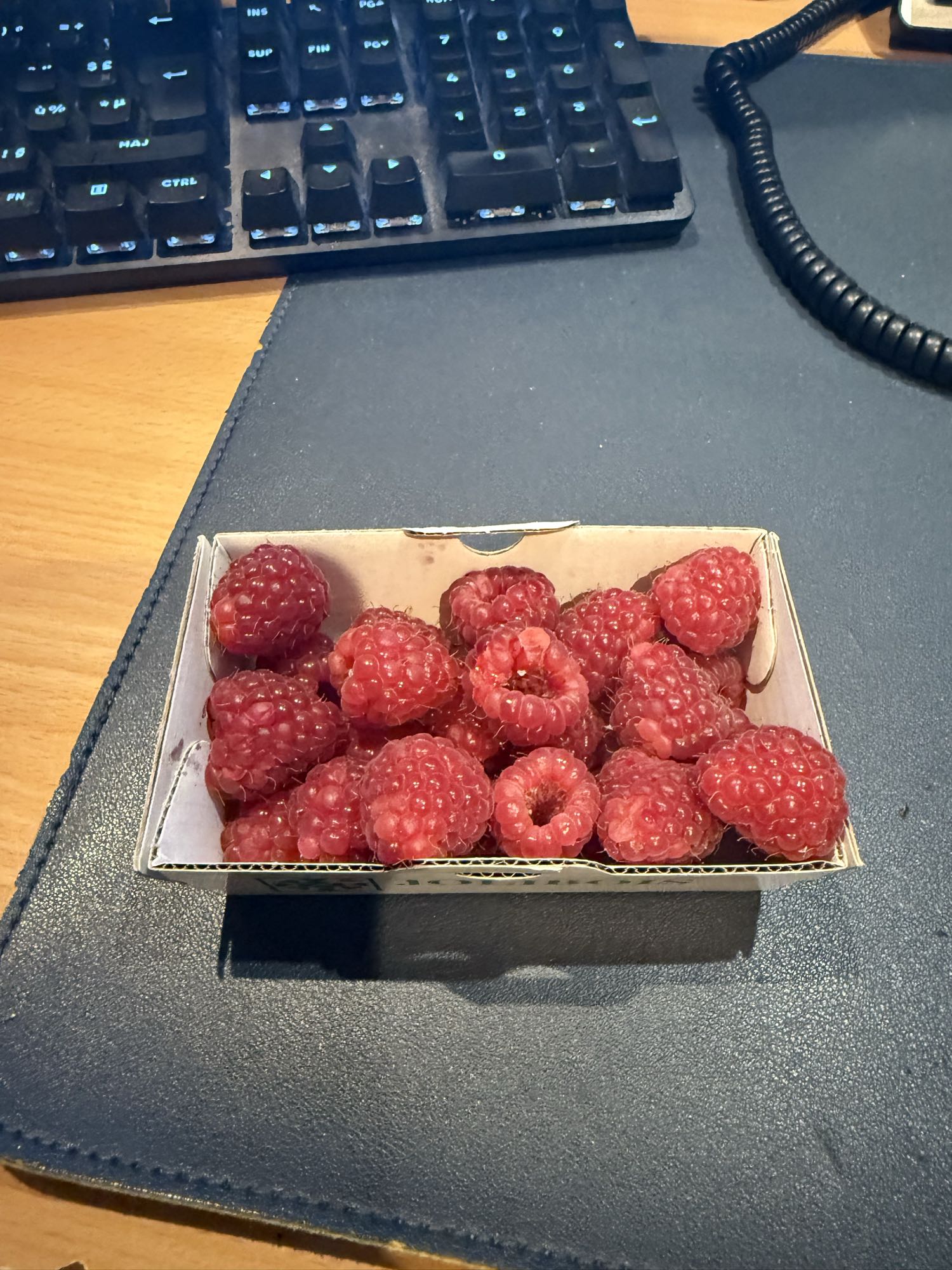 Framboises fraîches