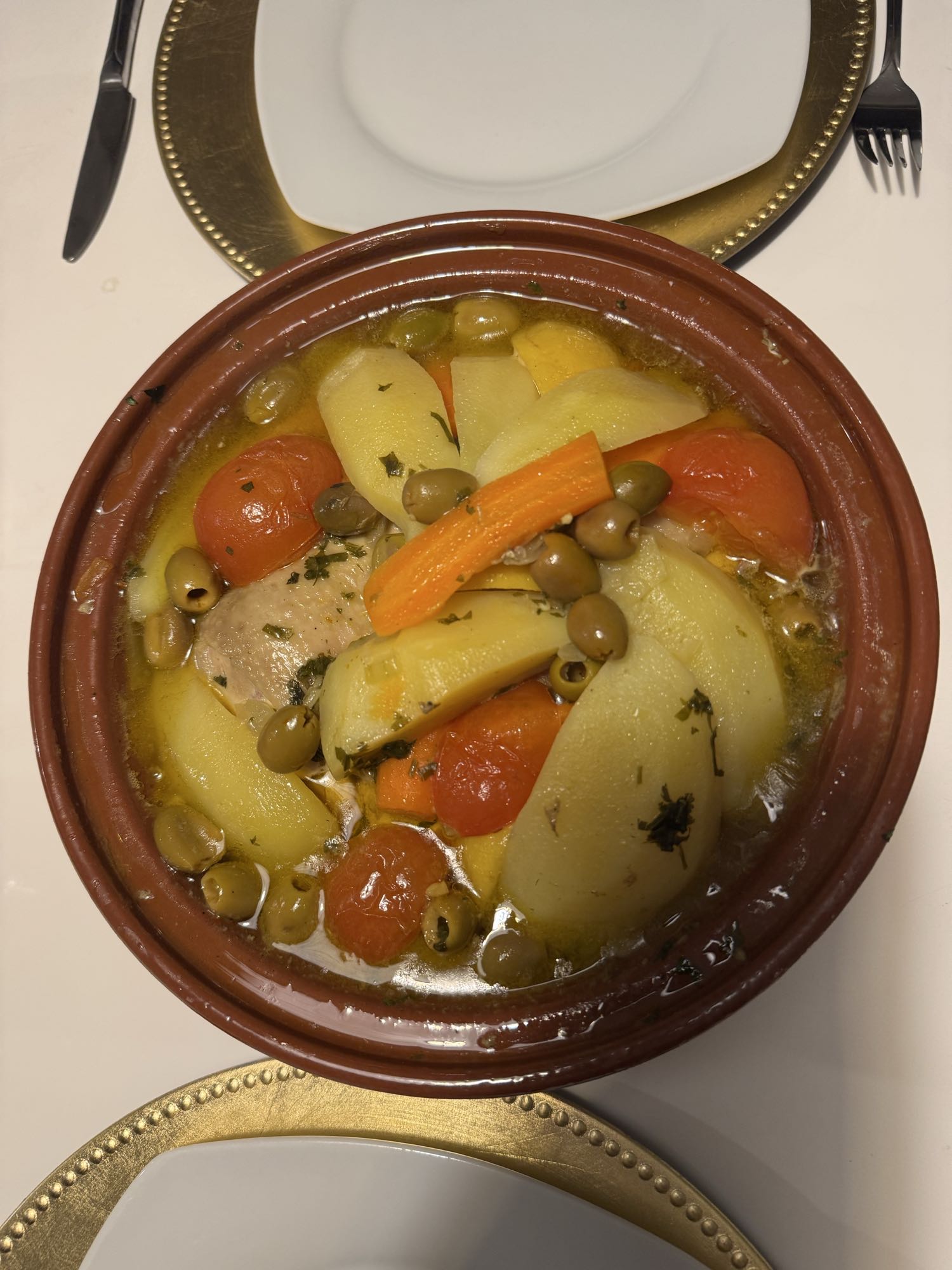 kip tajine met groenten