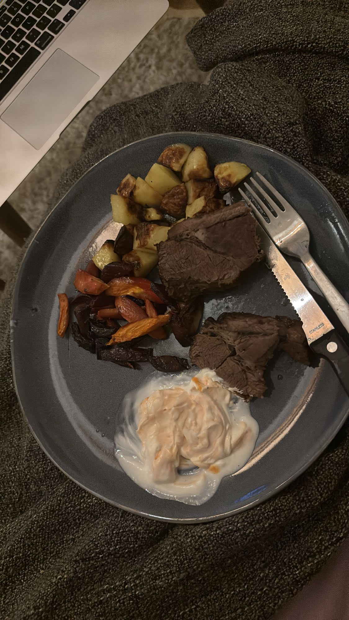 Rostbiff med grönsaker