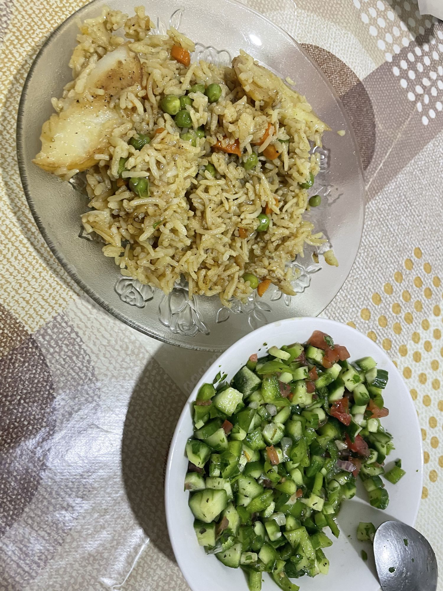 Veg Pulao with Salad