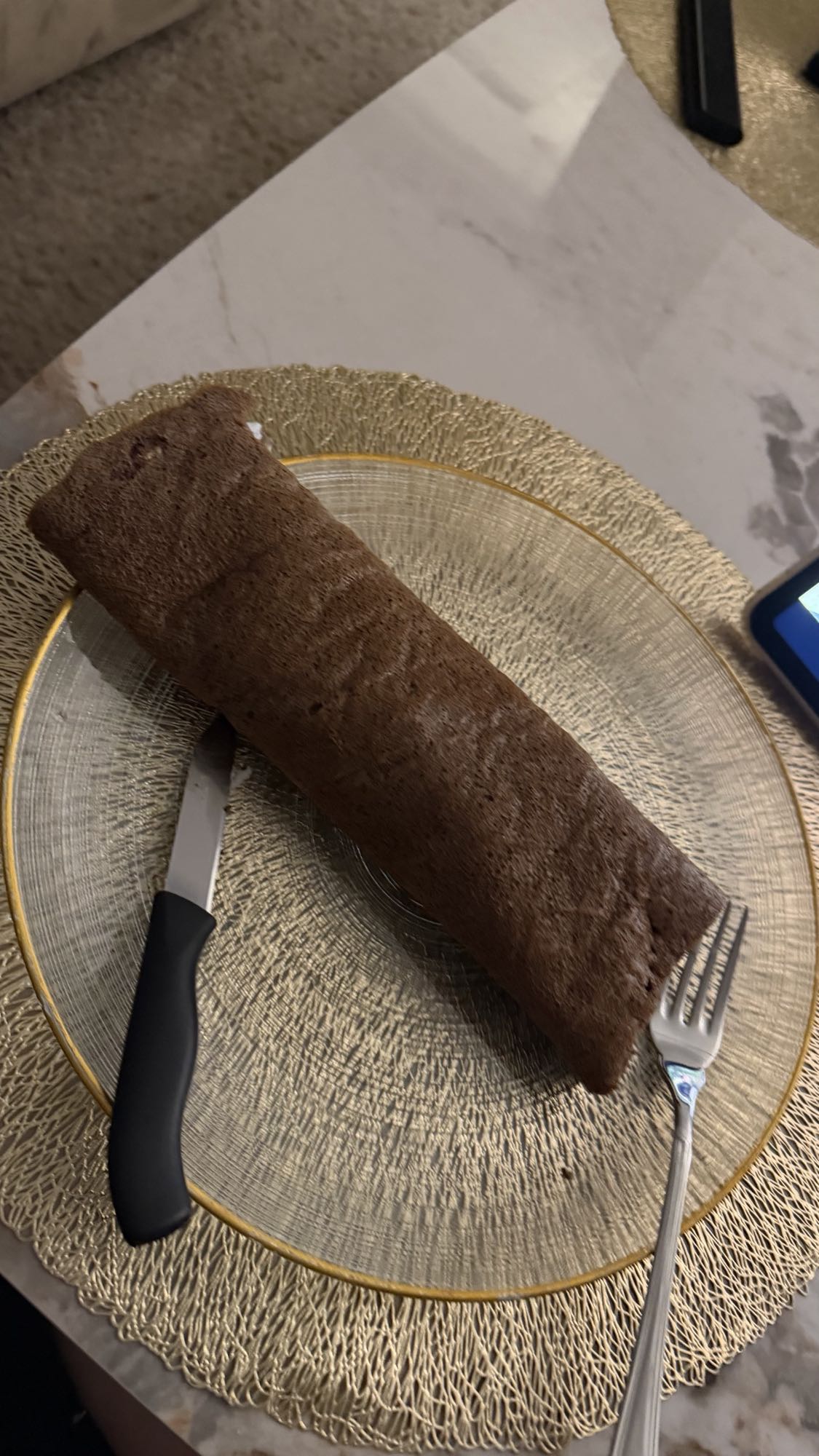 шоколадный блинчик рулет