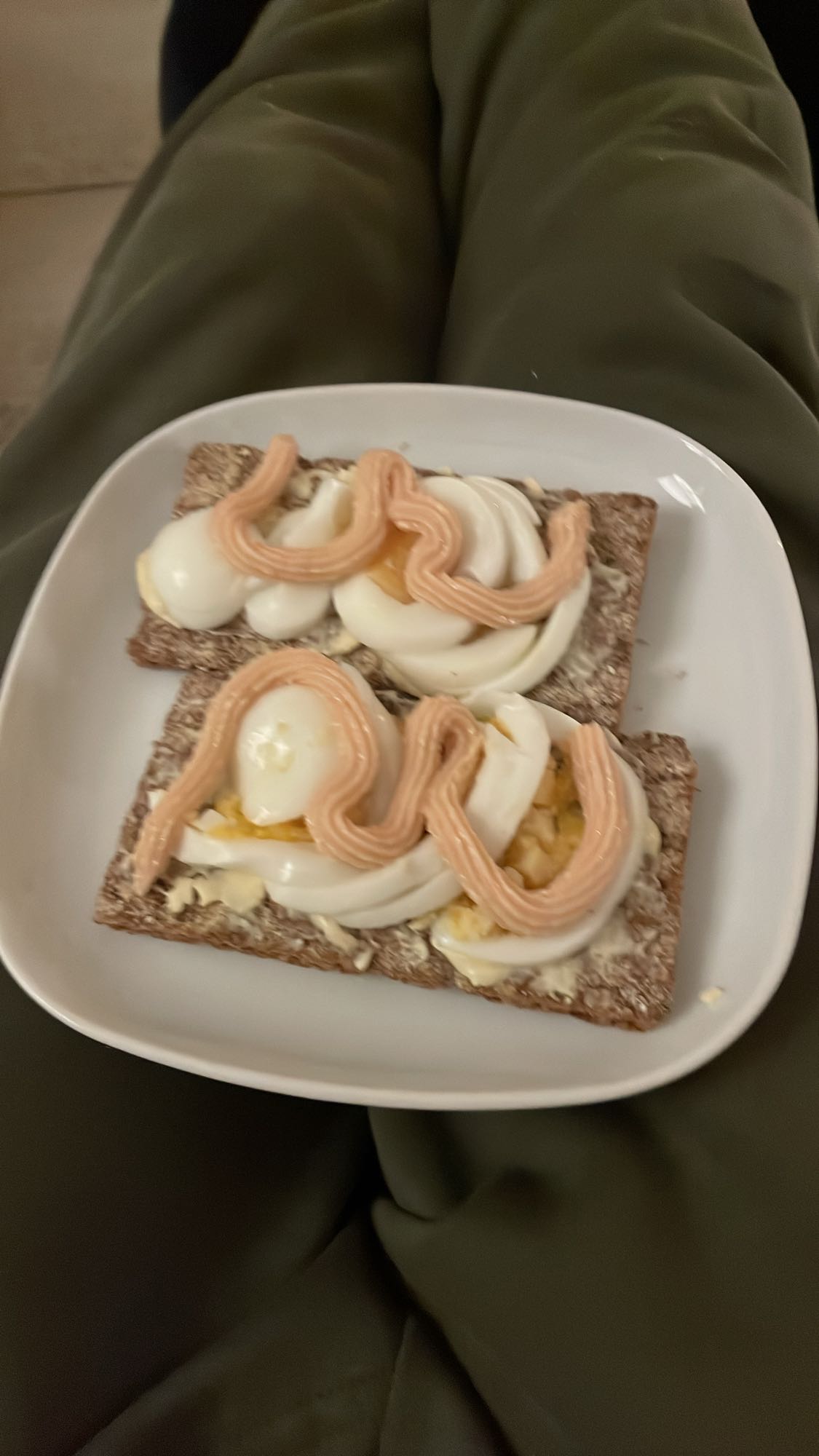 Äggmacka med kaviar