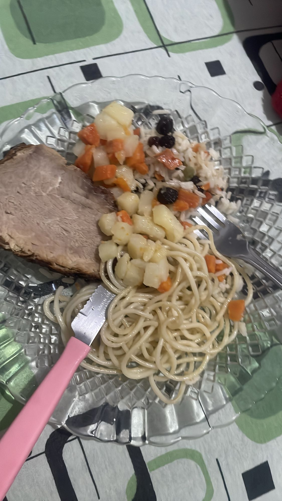 Prato misto com carne