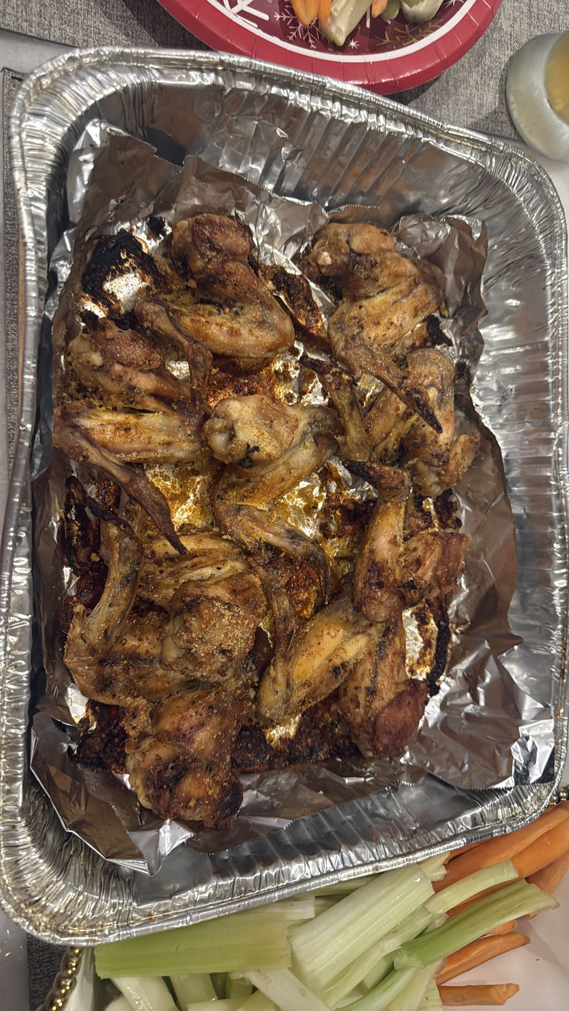 Alitas de pollo asadas