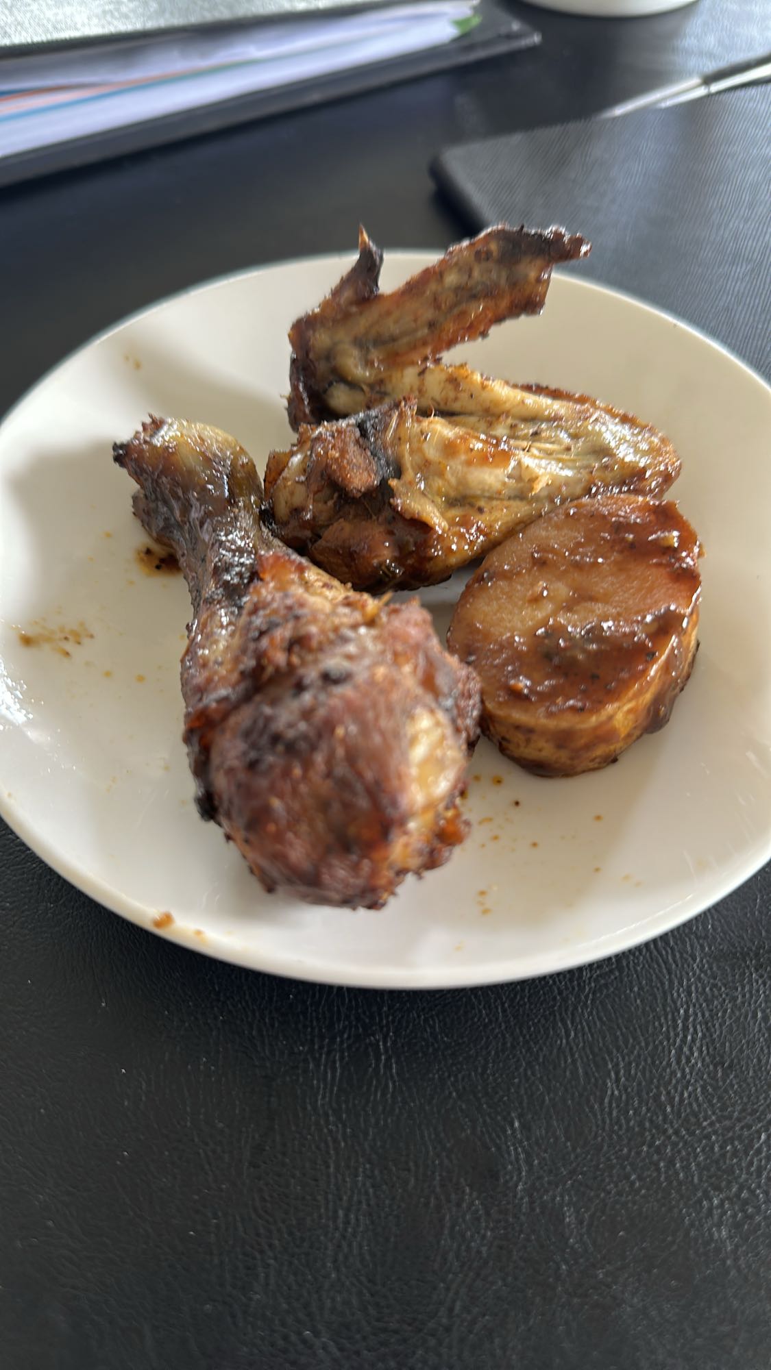 Grilled chicken and sausage