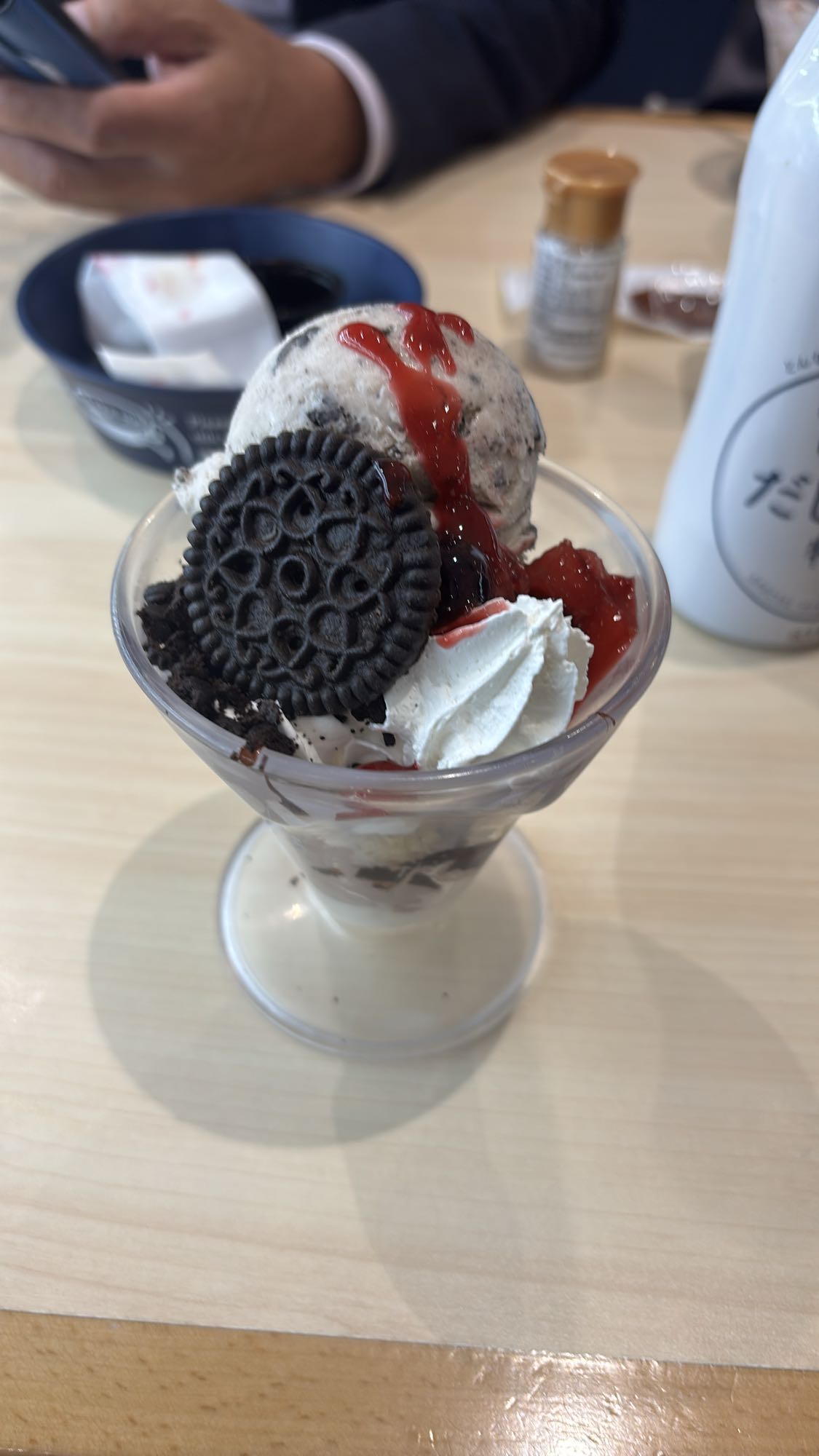 クッキーアイスパフェ