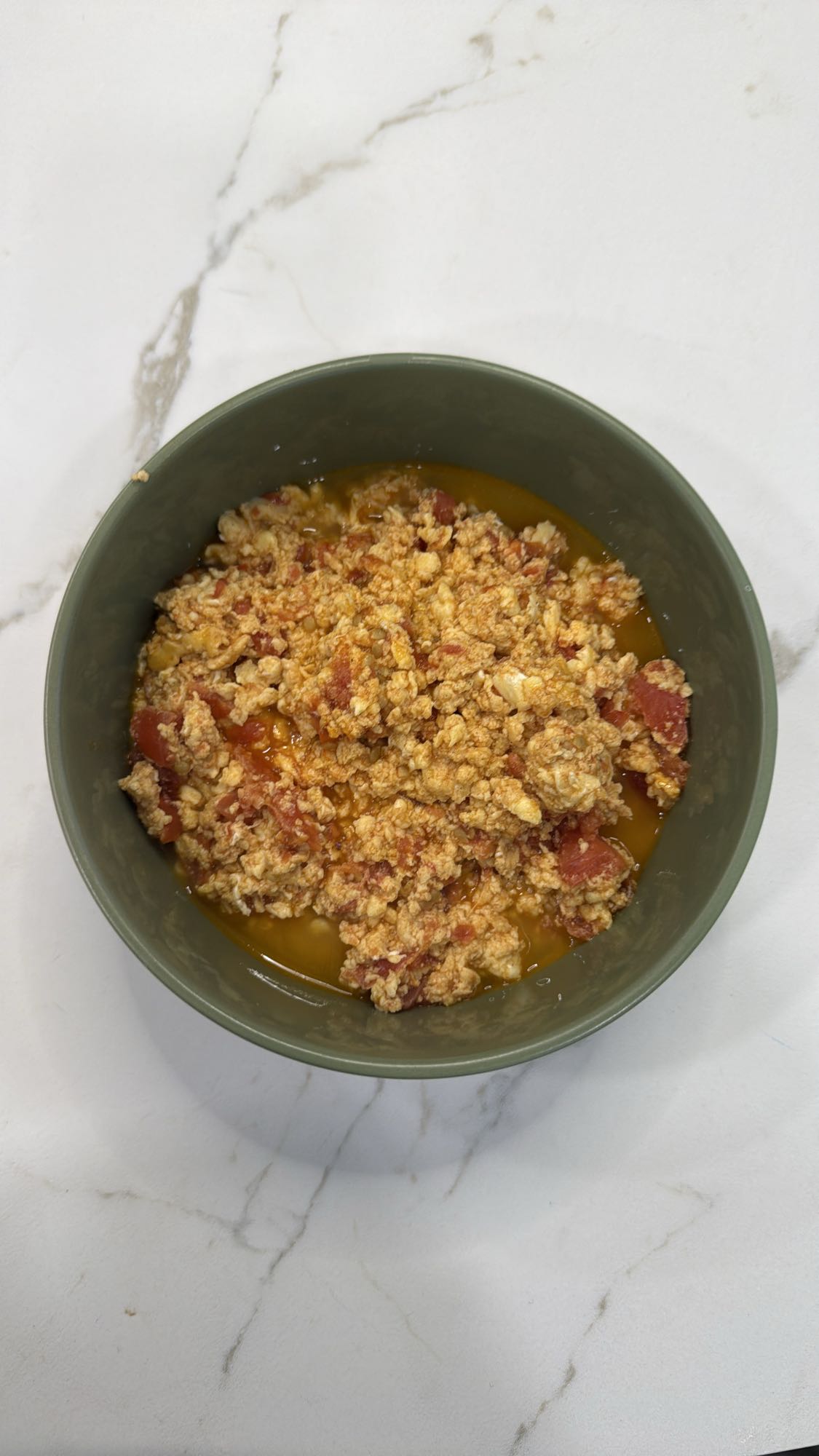 яичница с помидорами