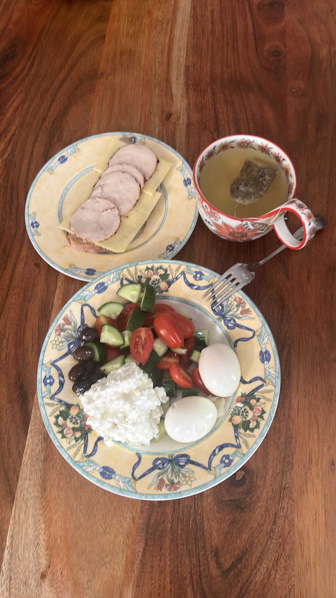 Gezond ontbijt met salade