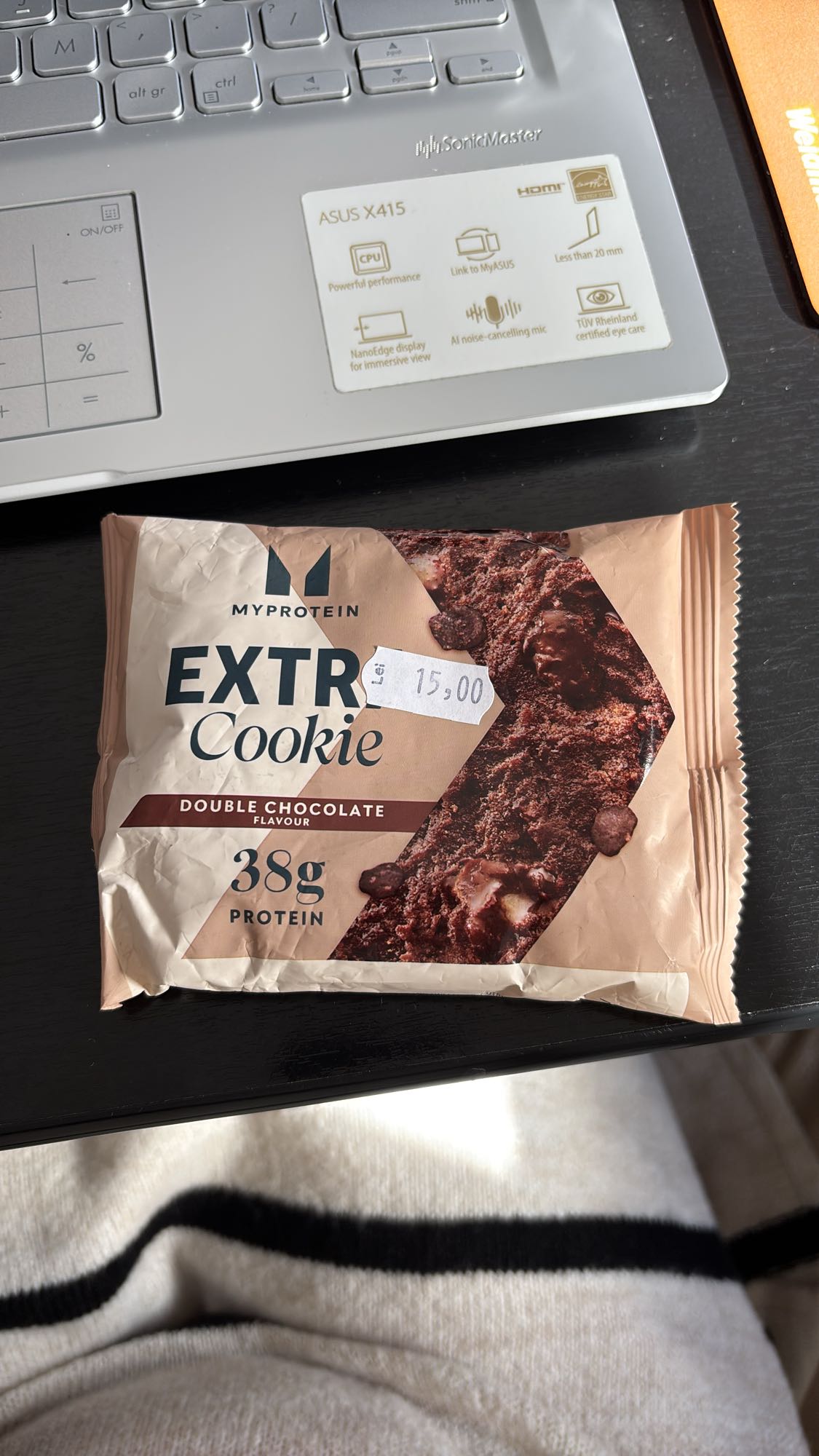 Cookie proteic ciocolată