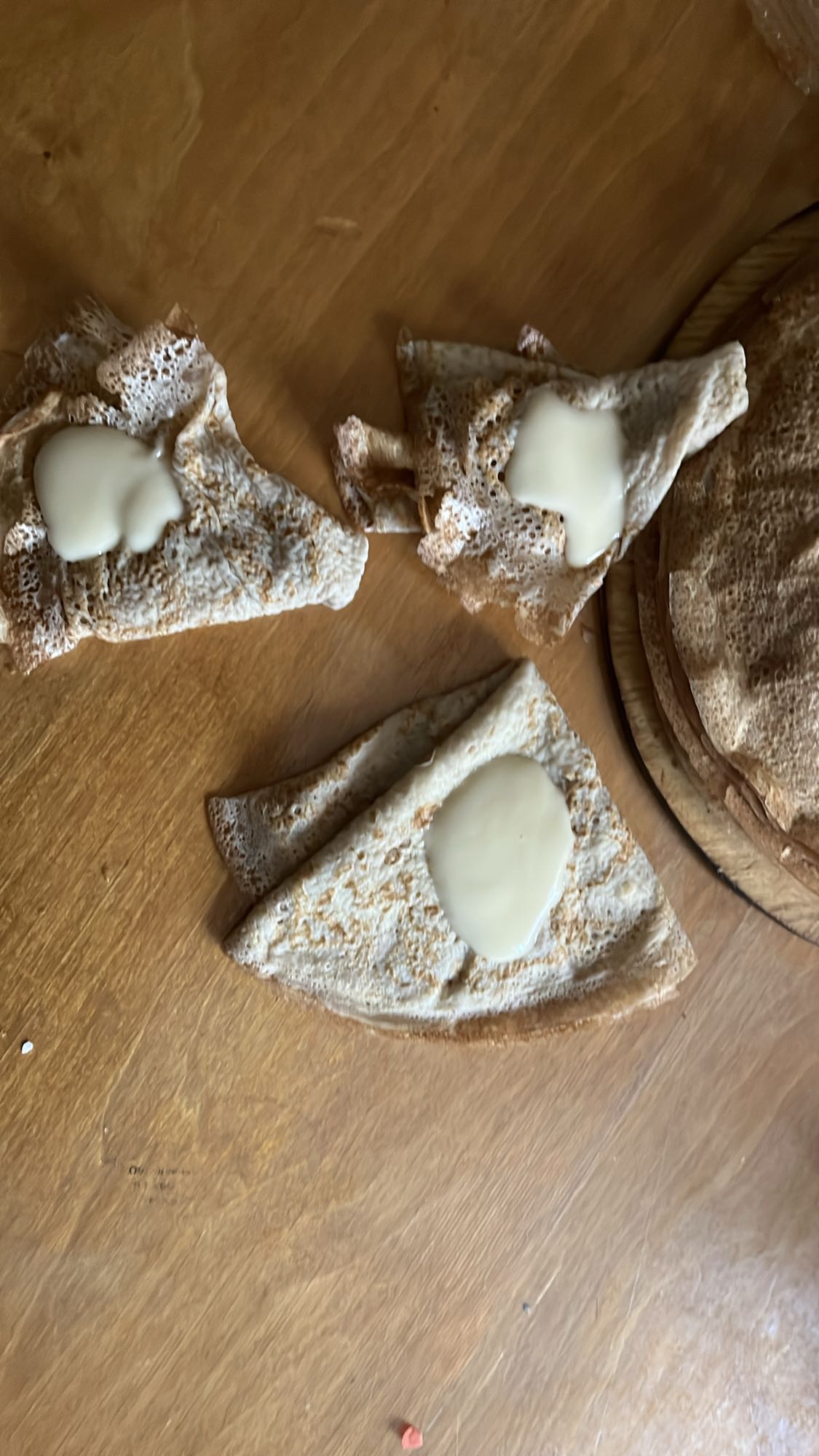 Блины с сгущёнкой