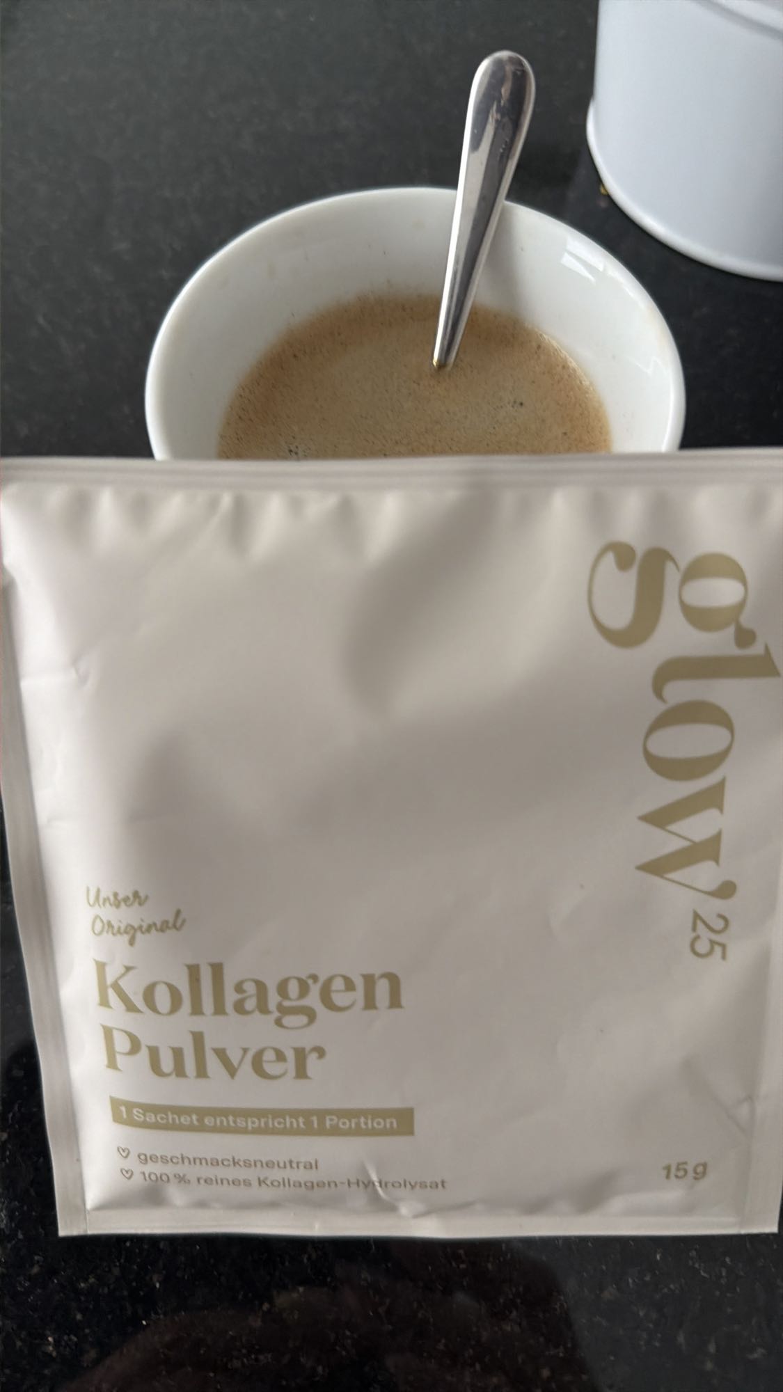 Kaffee mit Kollagen