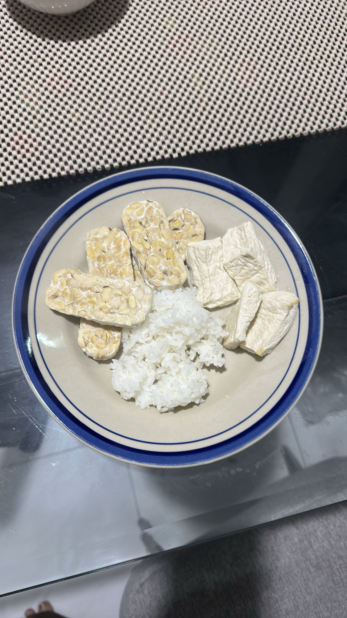 Tempeh Tofu Rice Plate