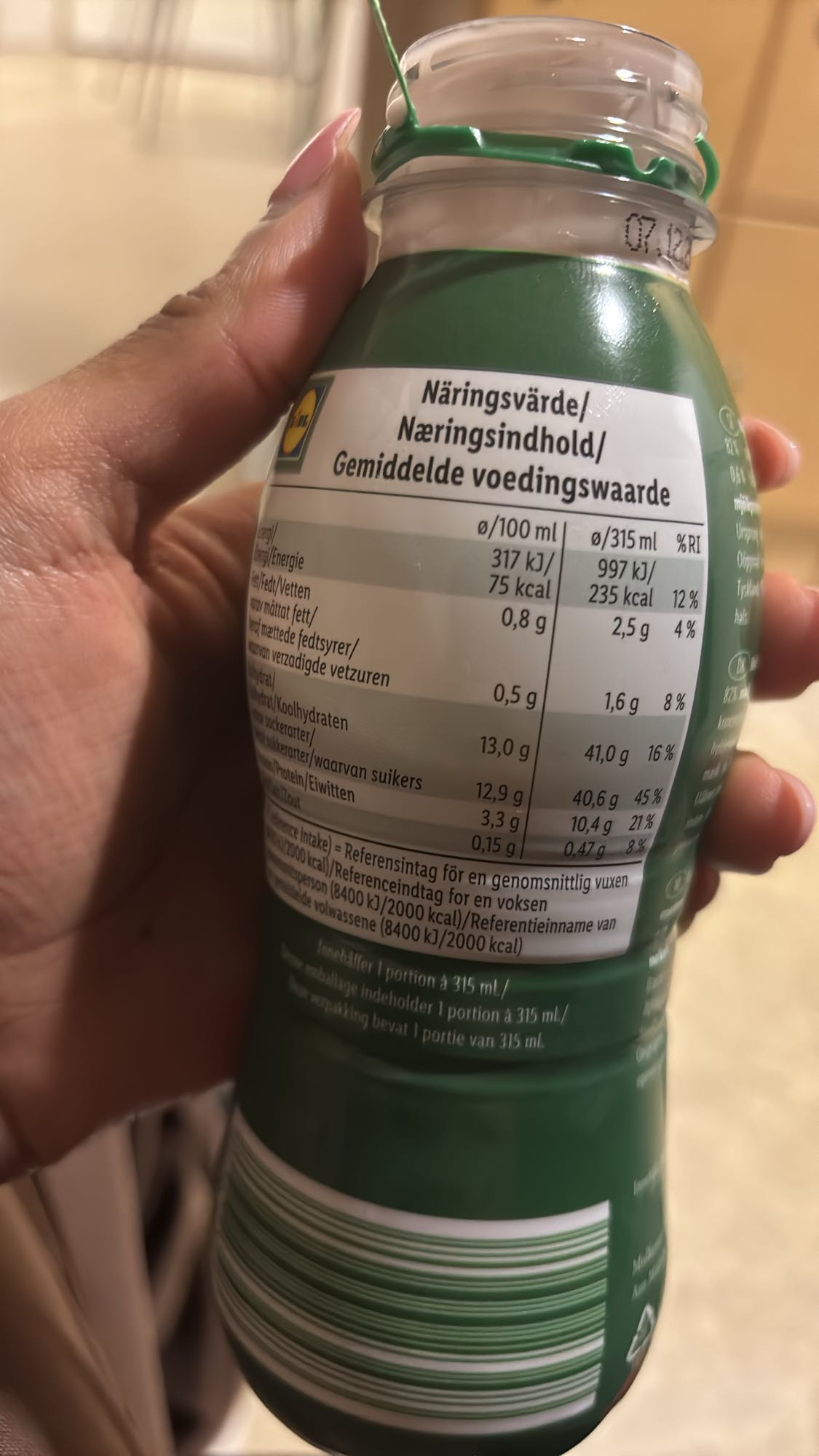 Sötad yoghurt dryck