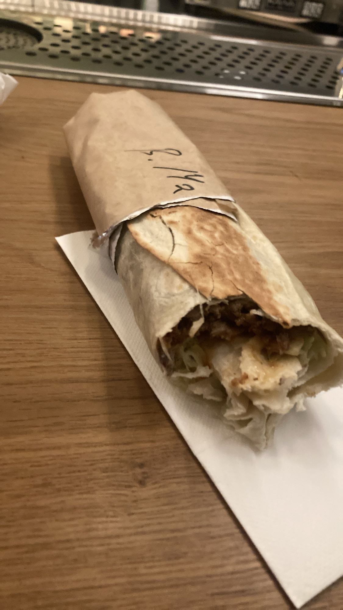 Beef Shawarma Wrap