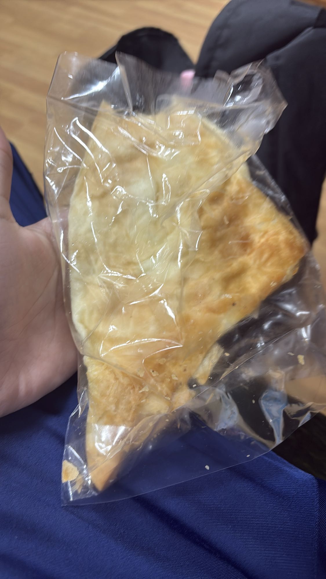 Cheese pastry slice