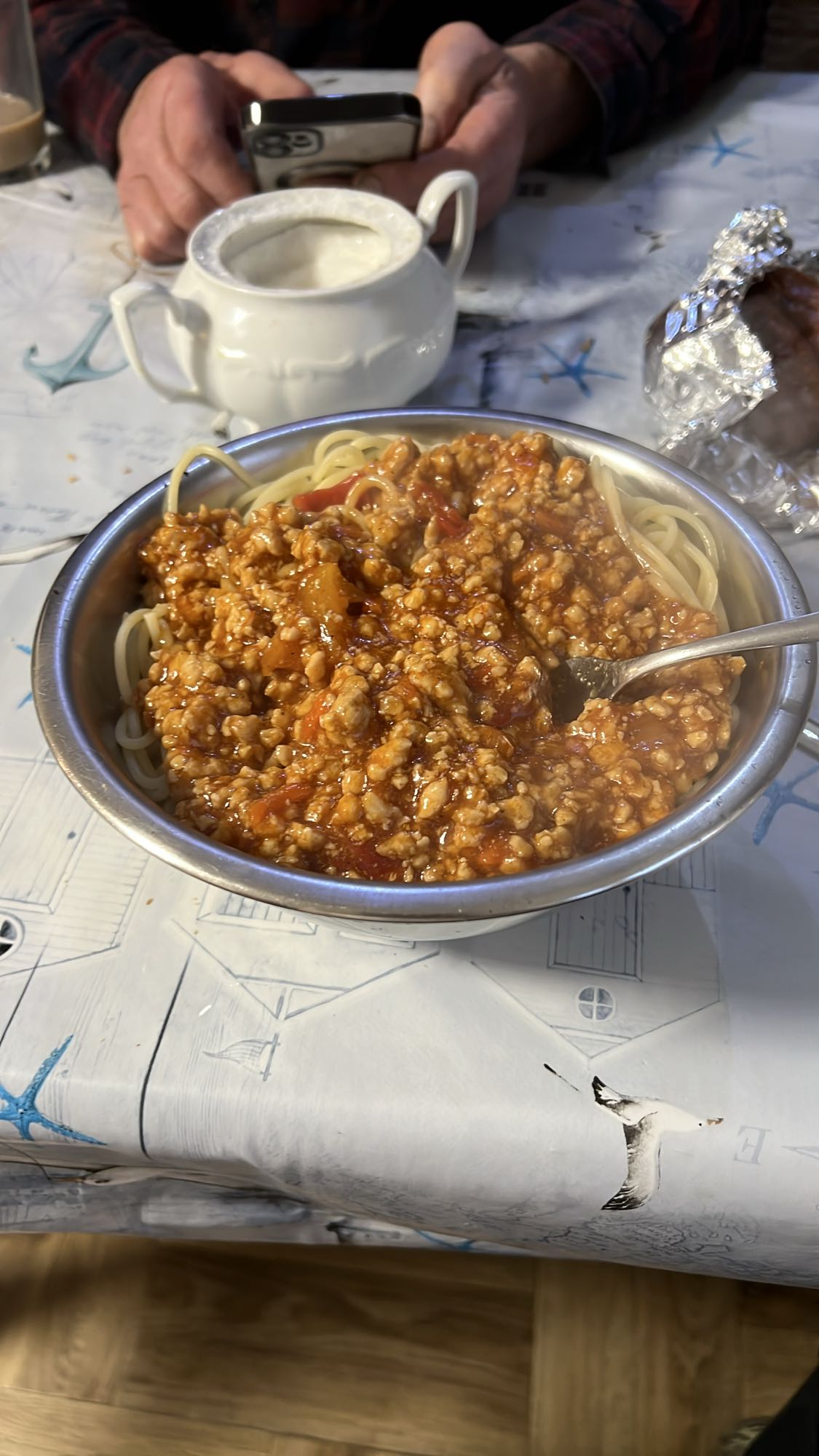 Spaghetti z sosem bolońskim