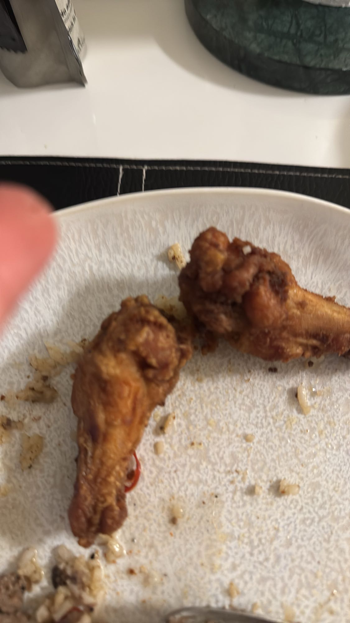 Friterade kycklingvingar