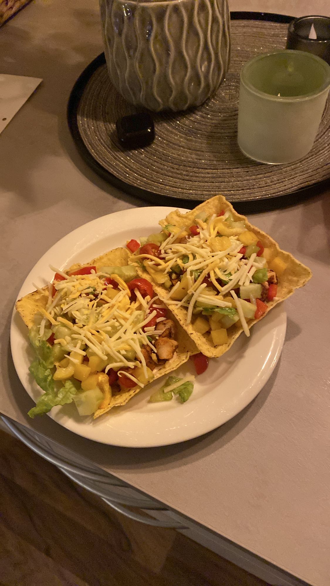Kycklingtaco i skål
