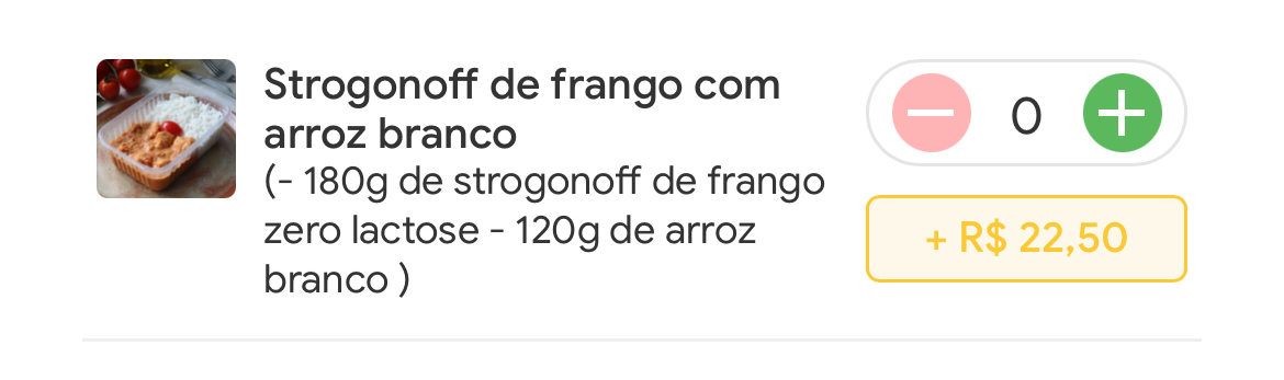 Strogonoff de frango