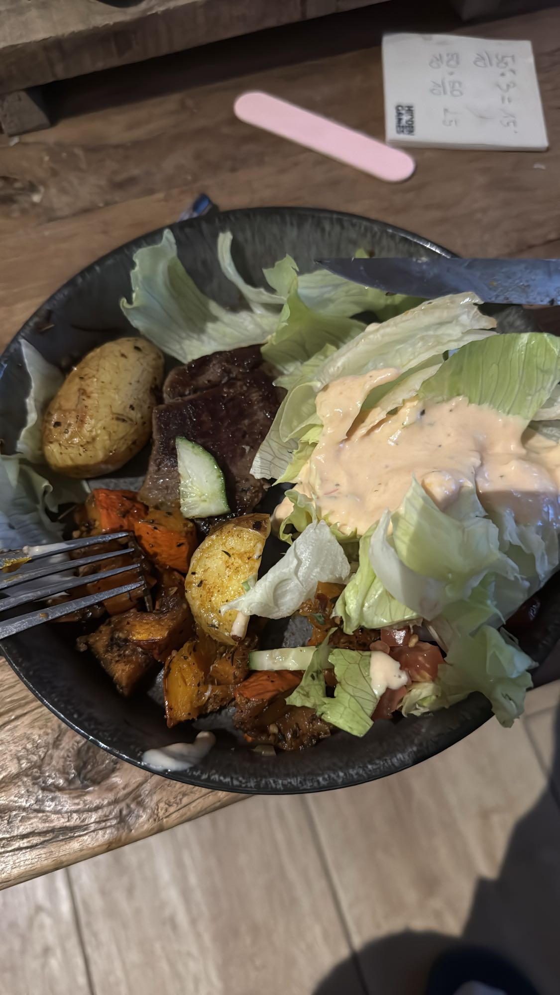 Grillgemüse mit Rindfleisch