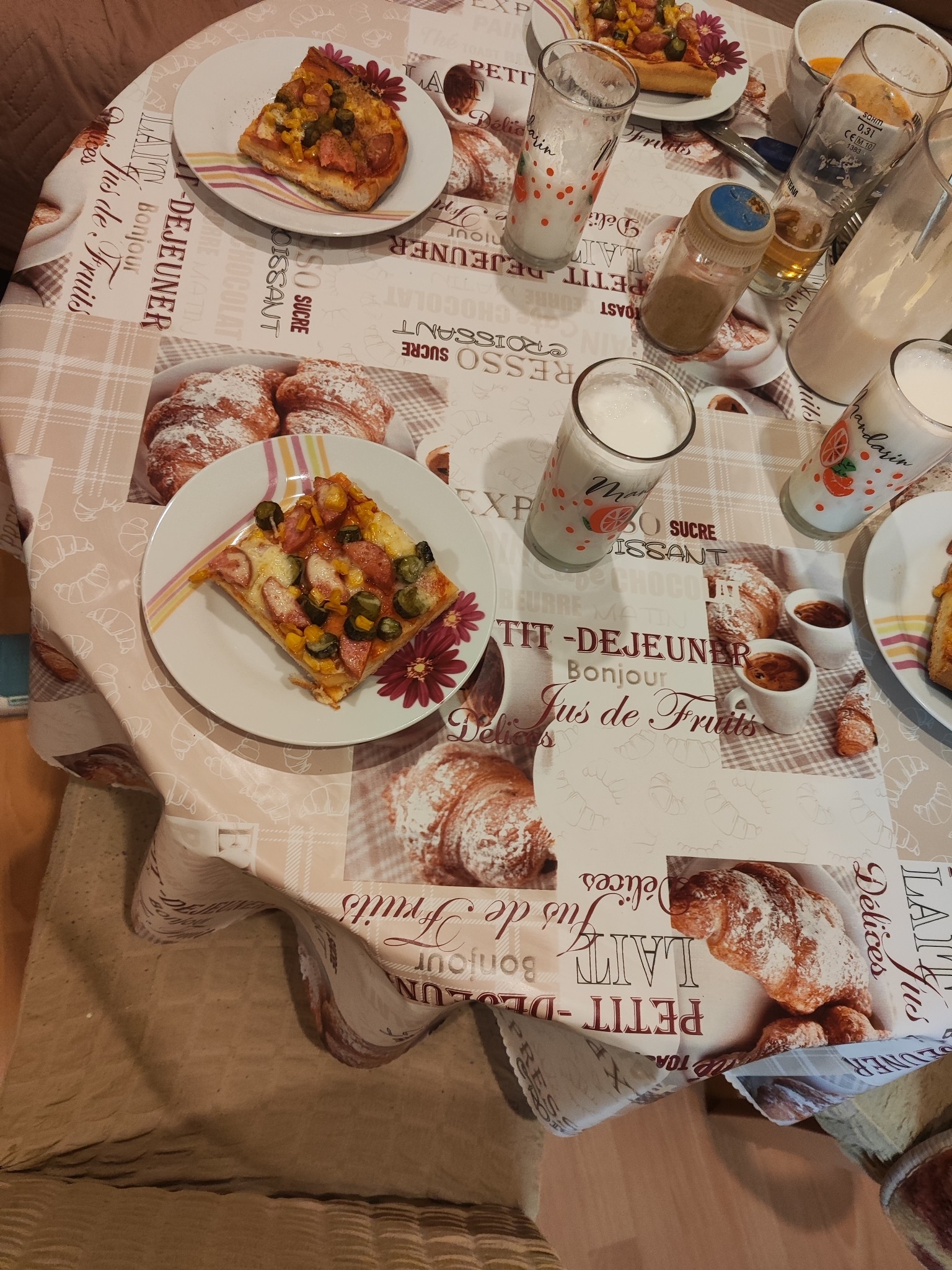 Homemade Sausage Pizza