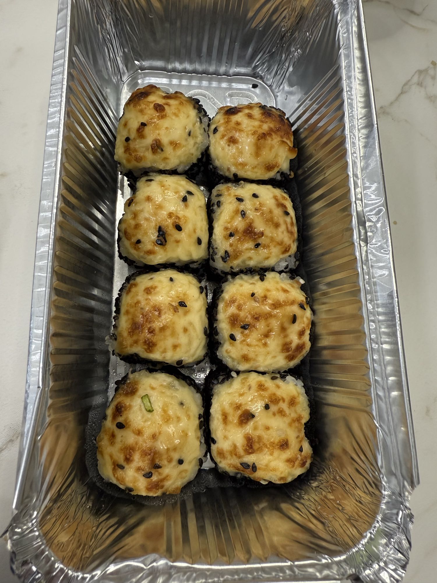 Запечённые суши роллы