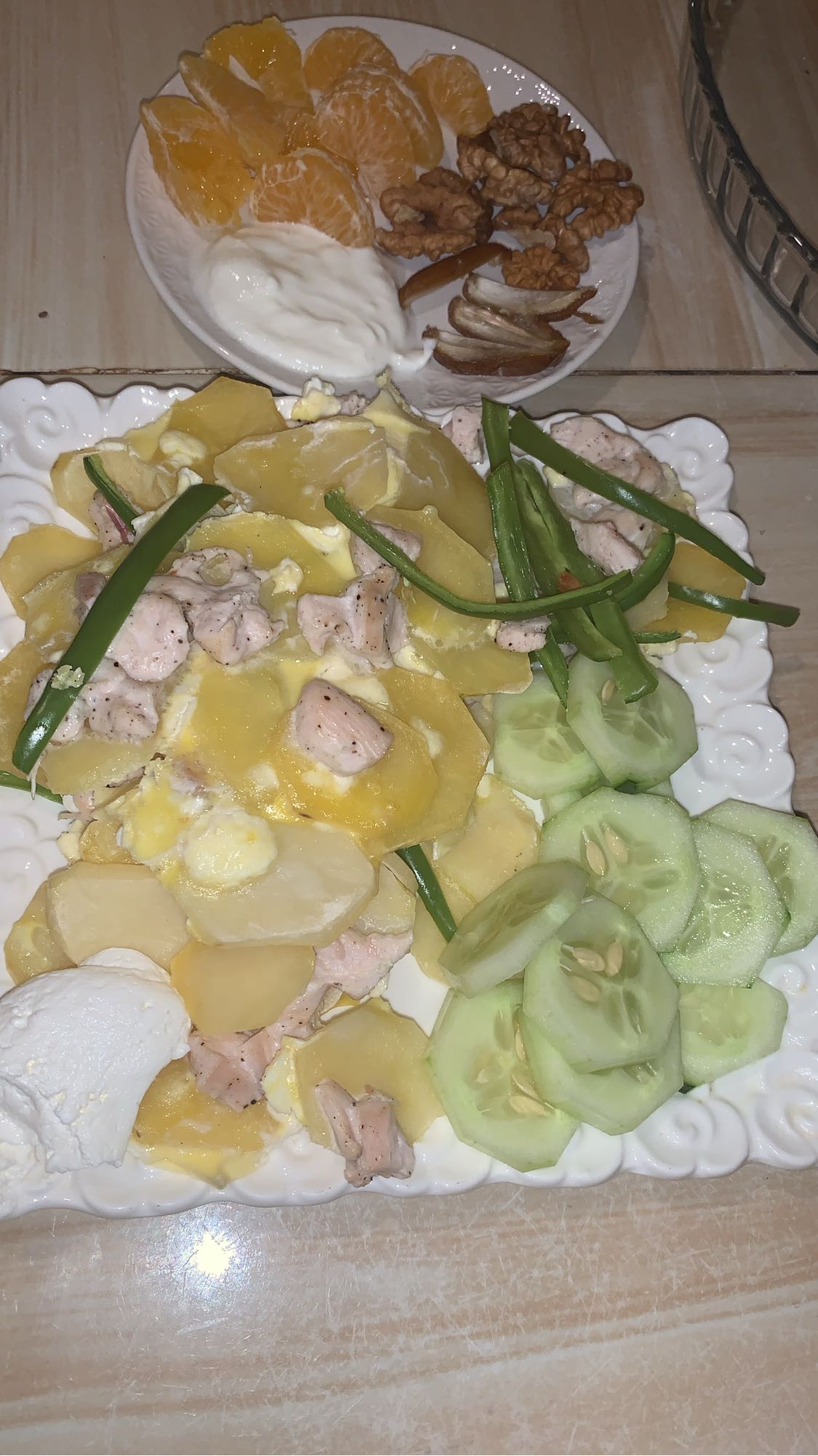 Poulet pommes de terre