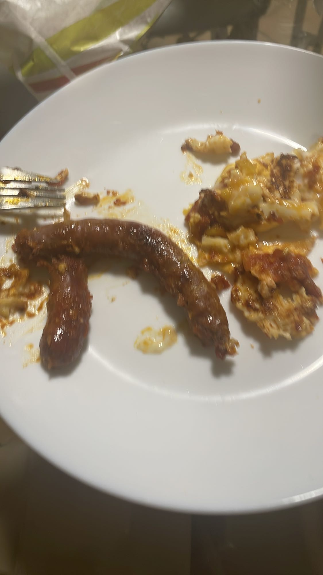 Saucisse et œufs
