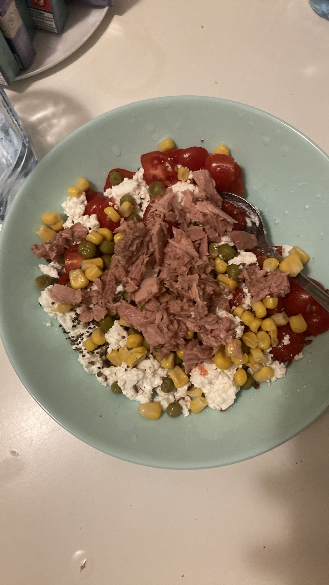 Tuna Cottage Cheese Salad