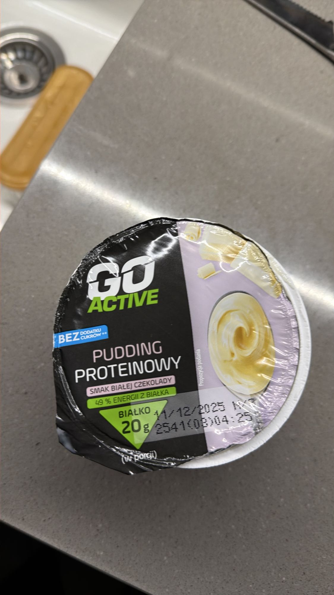 Pudding biała czekolada