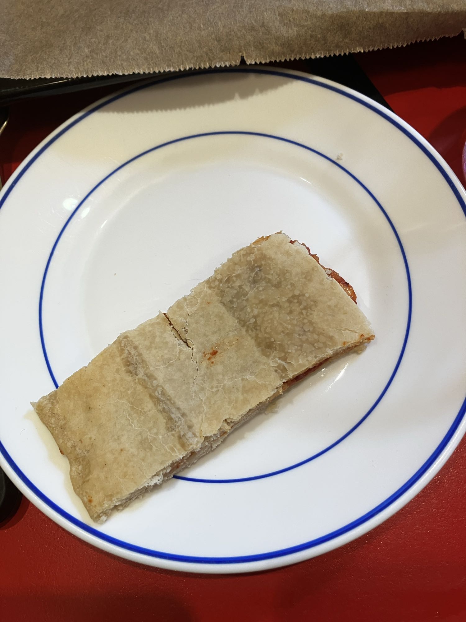 Pão recheado assado