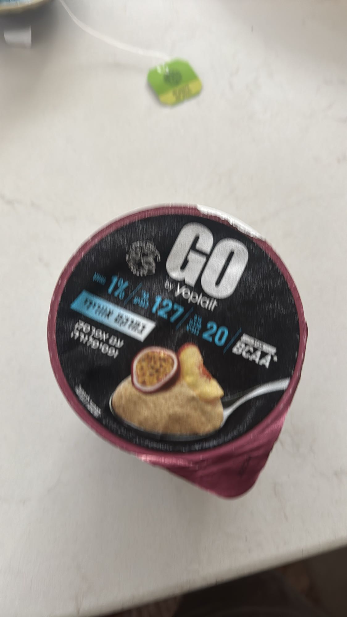 Yogurt with passionfruit