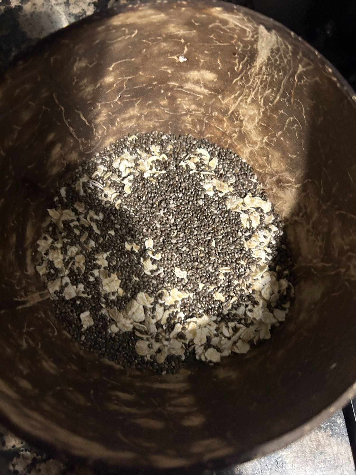 Avena y semillas de chía