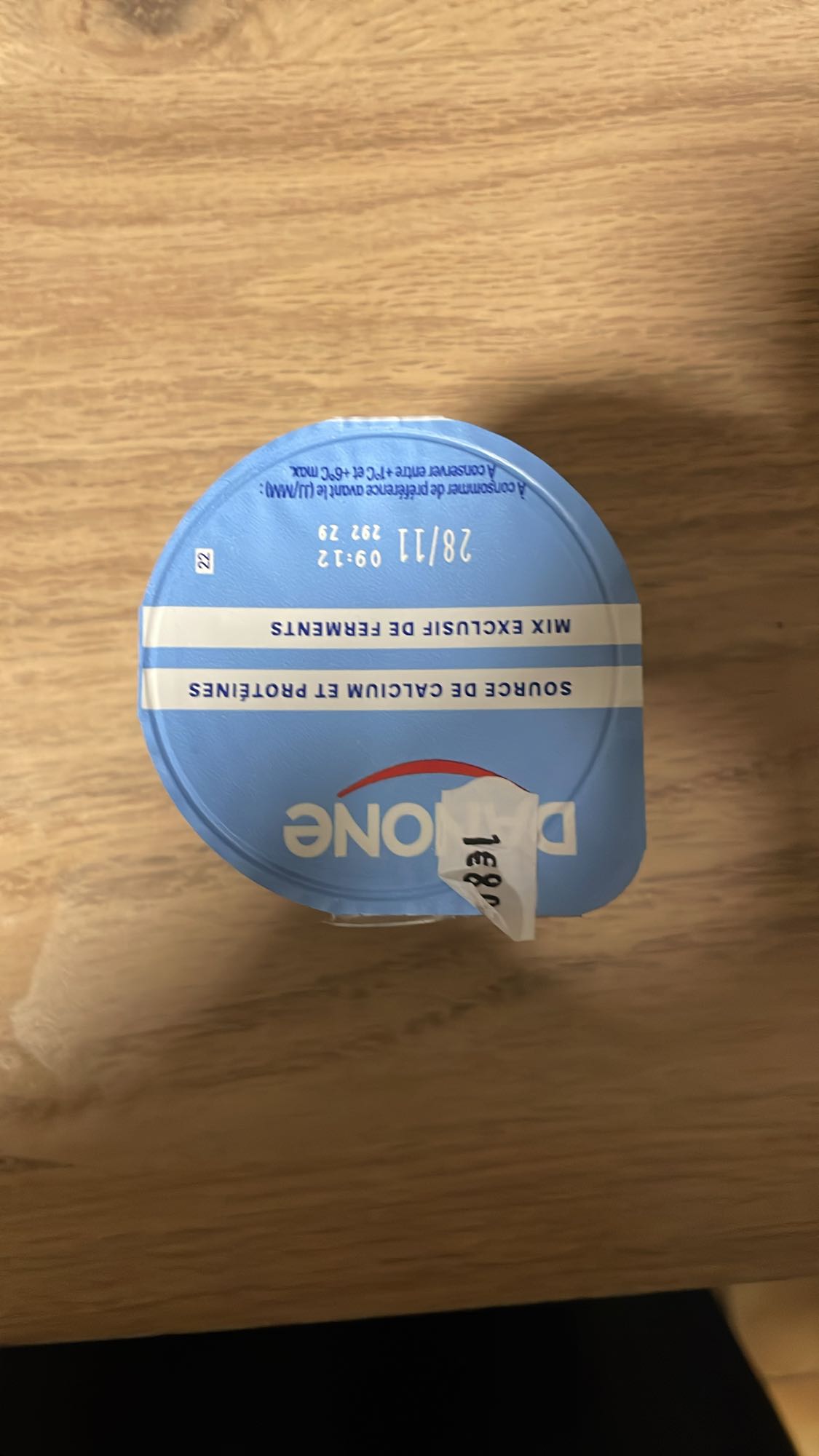 Yaourt nature Danone