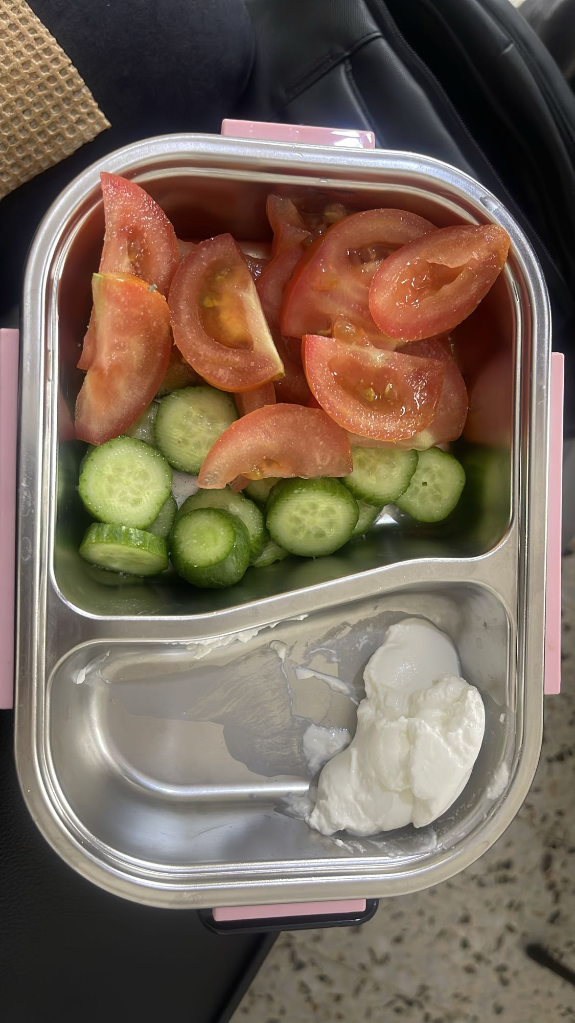 Tomato Cucumber Yogurt