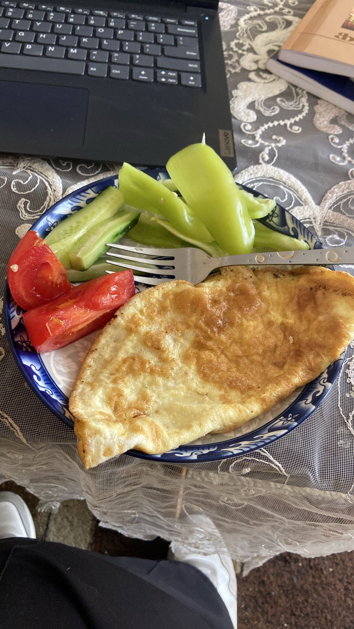 Омлет с овощами