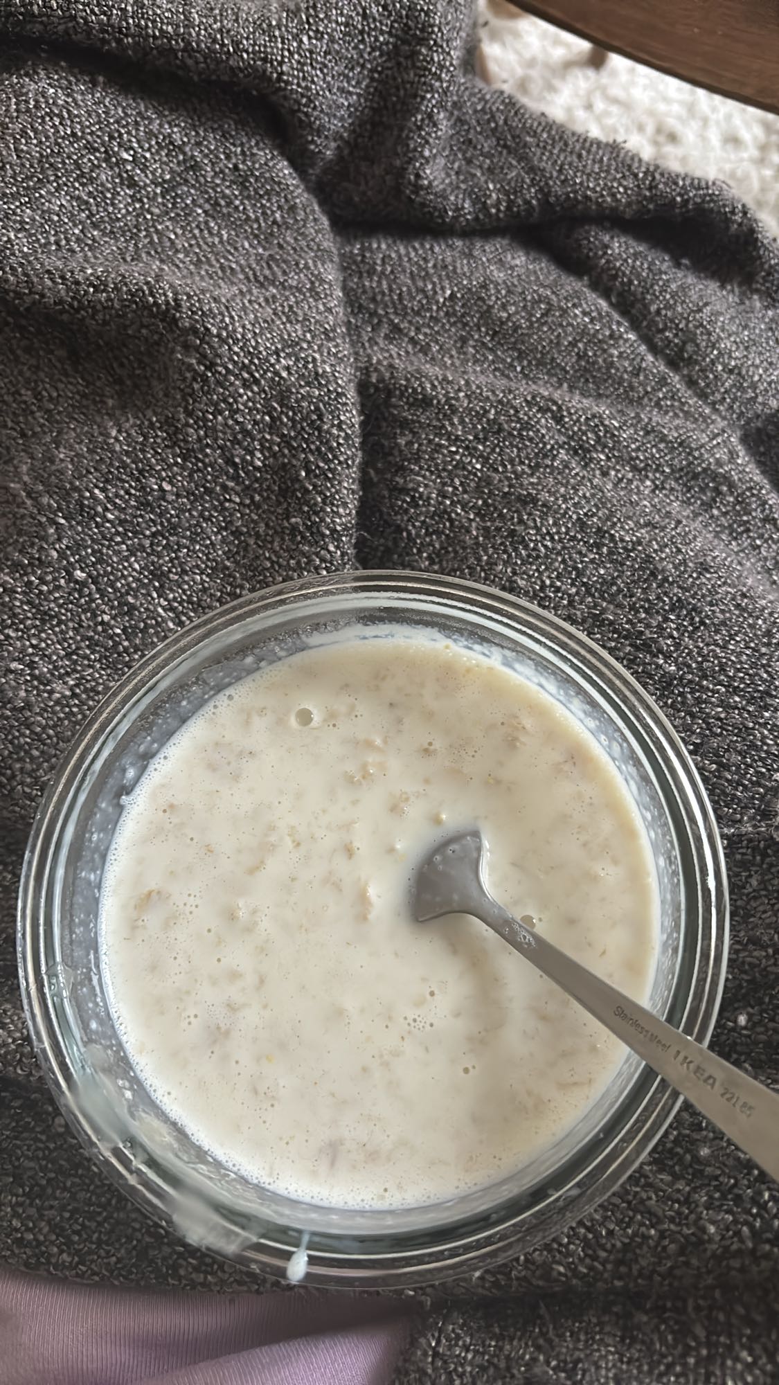 Havregrynsgröt med mjölk