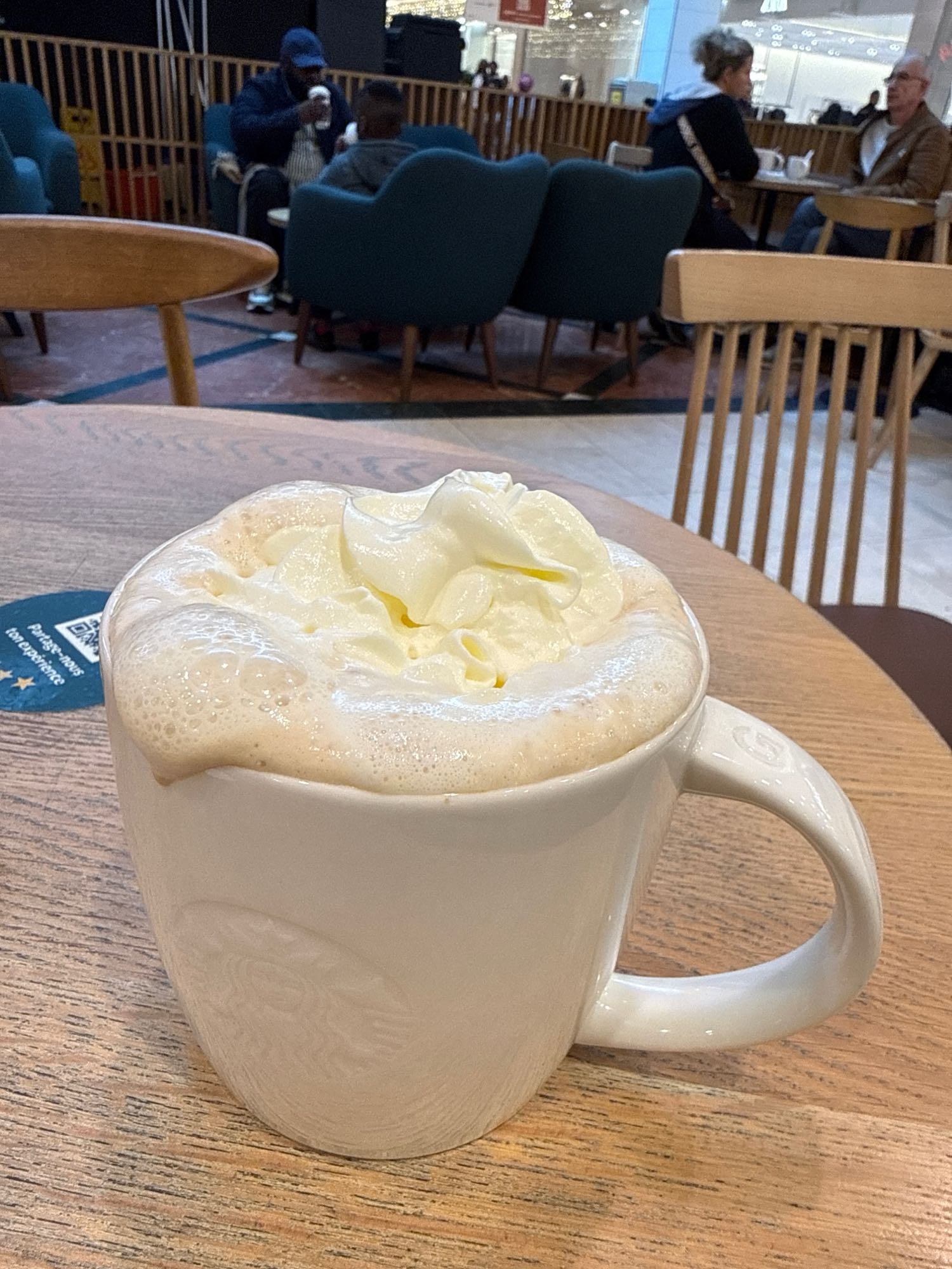 Chocolat chaud chantilly