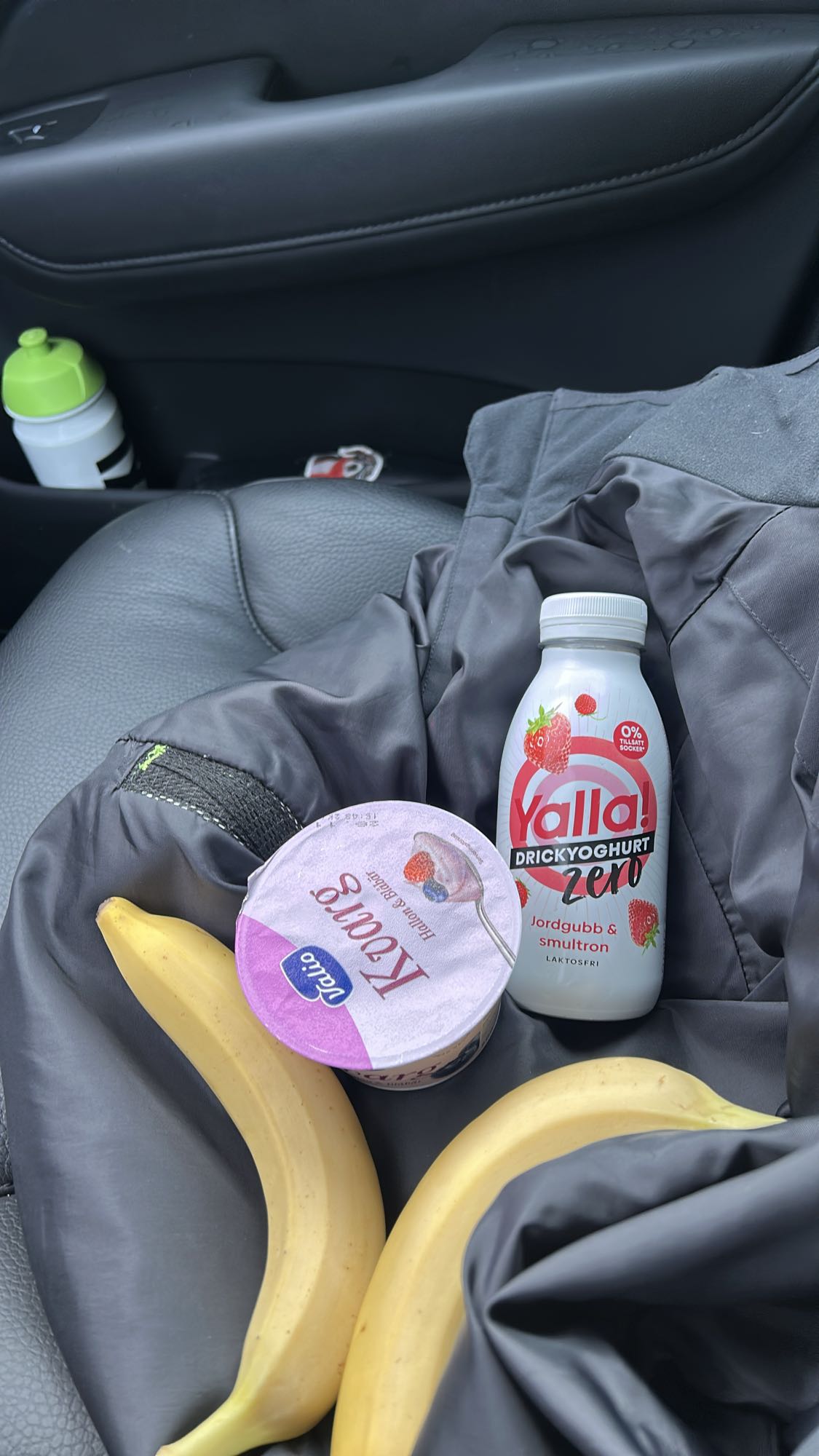 Frukost i bilen