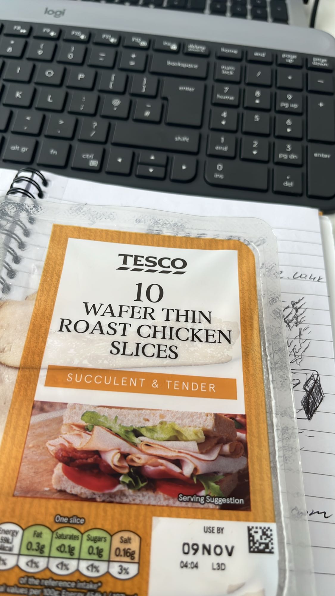 Roast Chicken Slices