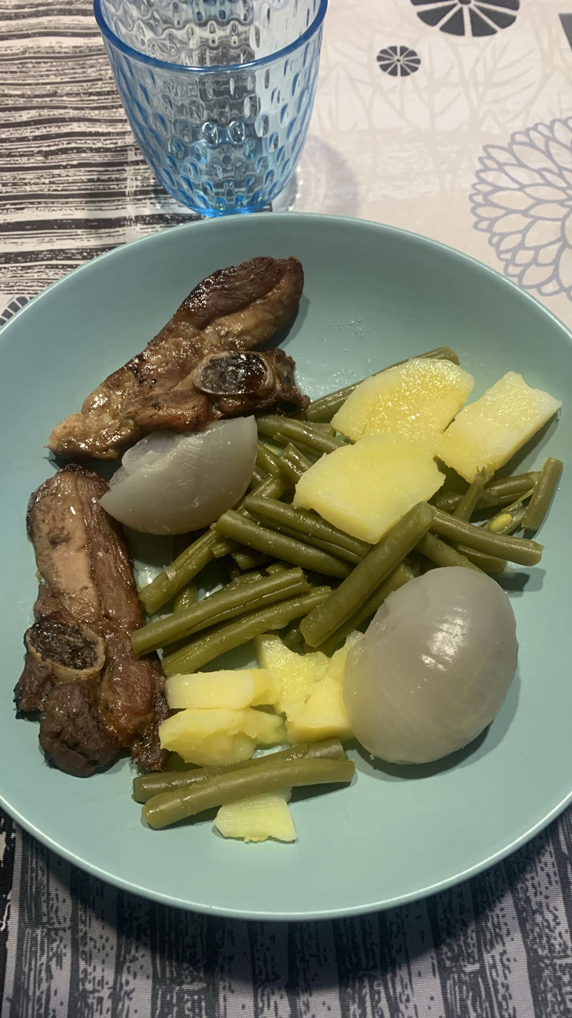 Costillas con verduras