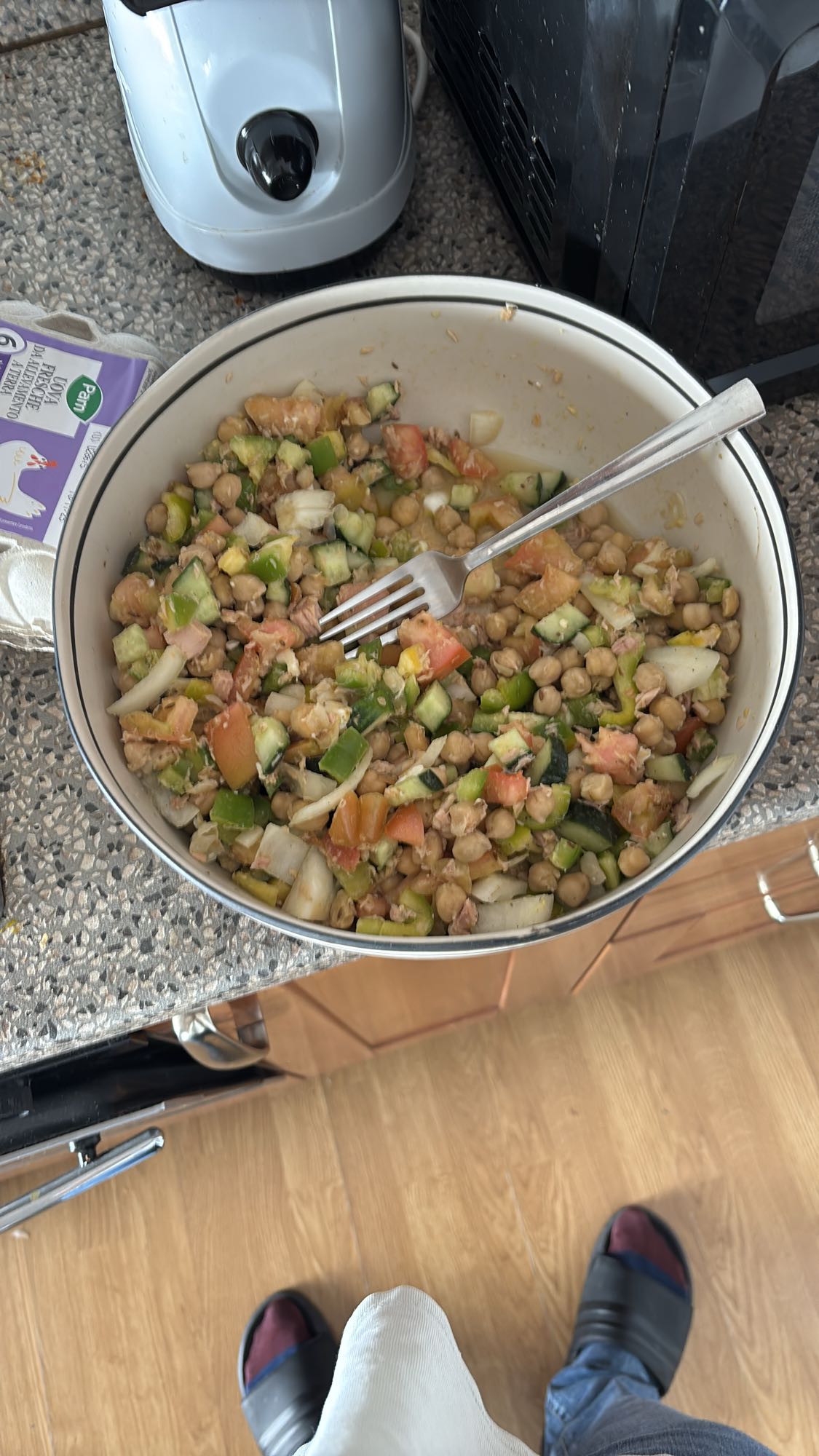 ensalada de garbanzos