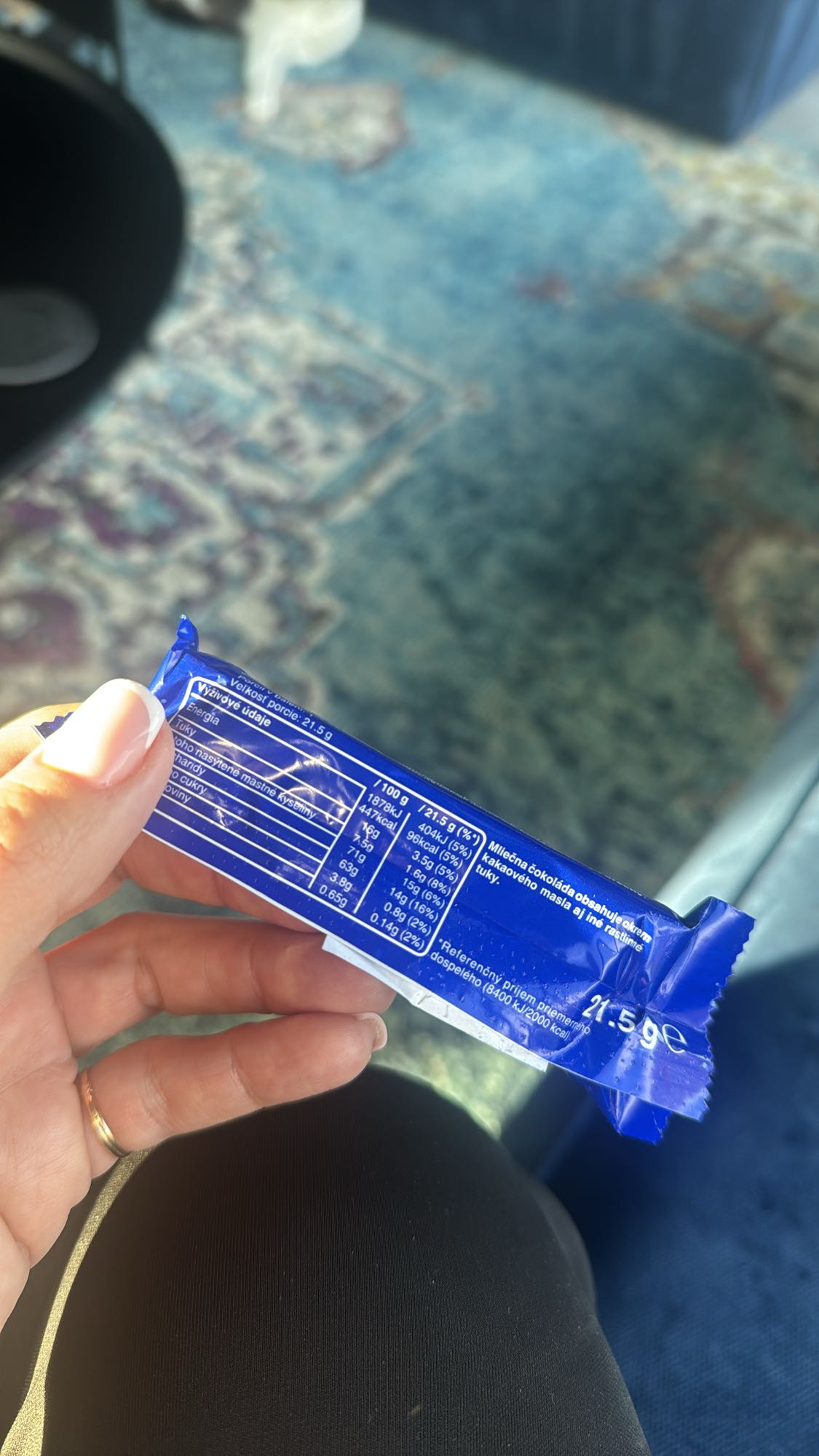 batonik mlecznej czekolady