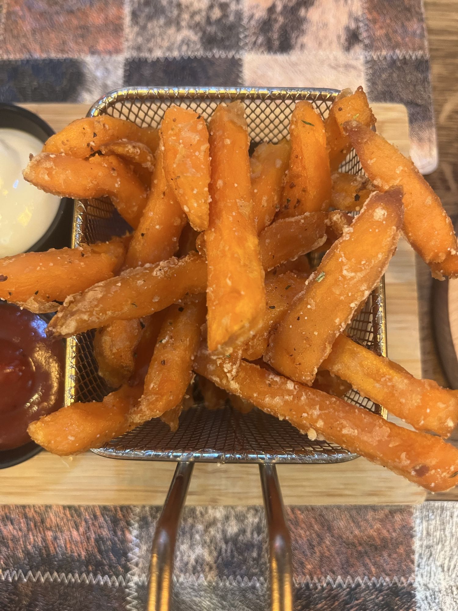 Zoete aardappelfriet