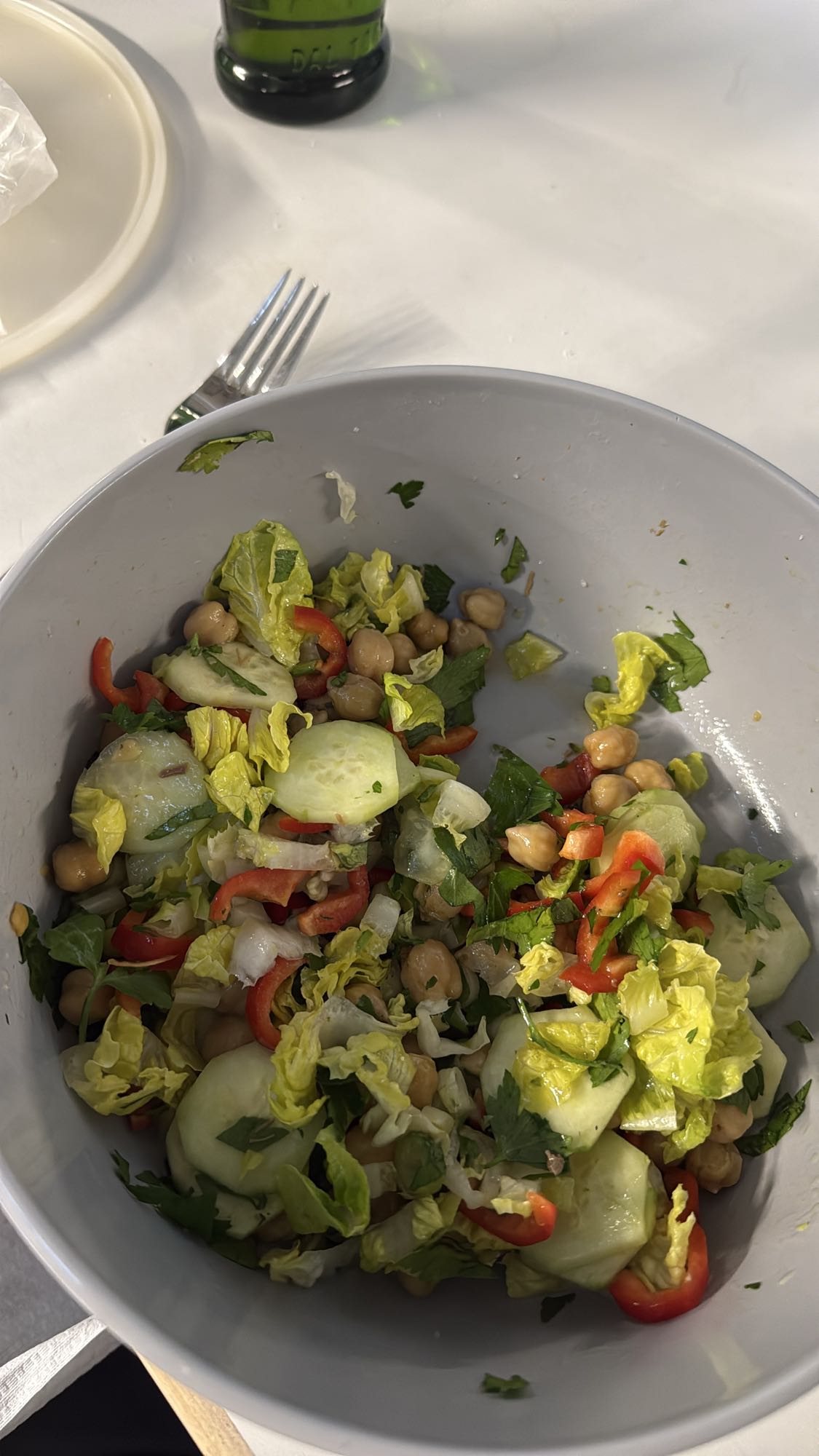 Kichererbsen-Gemüsesalat