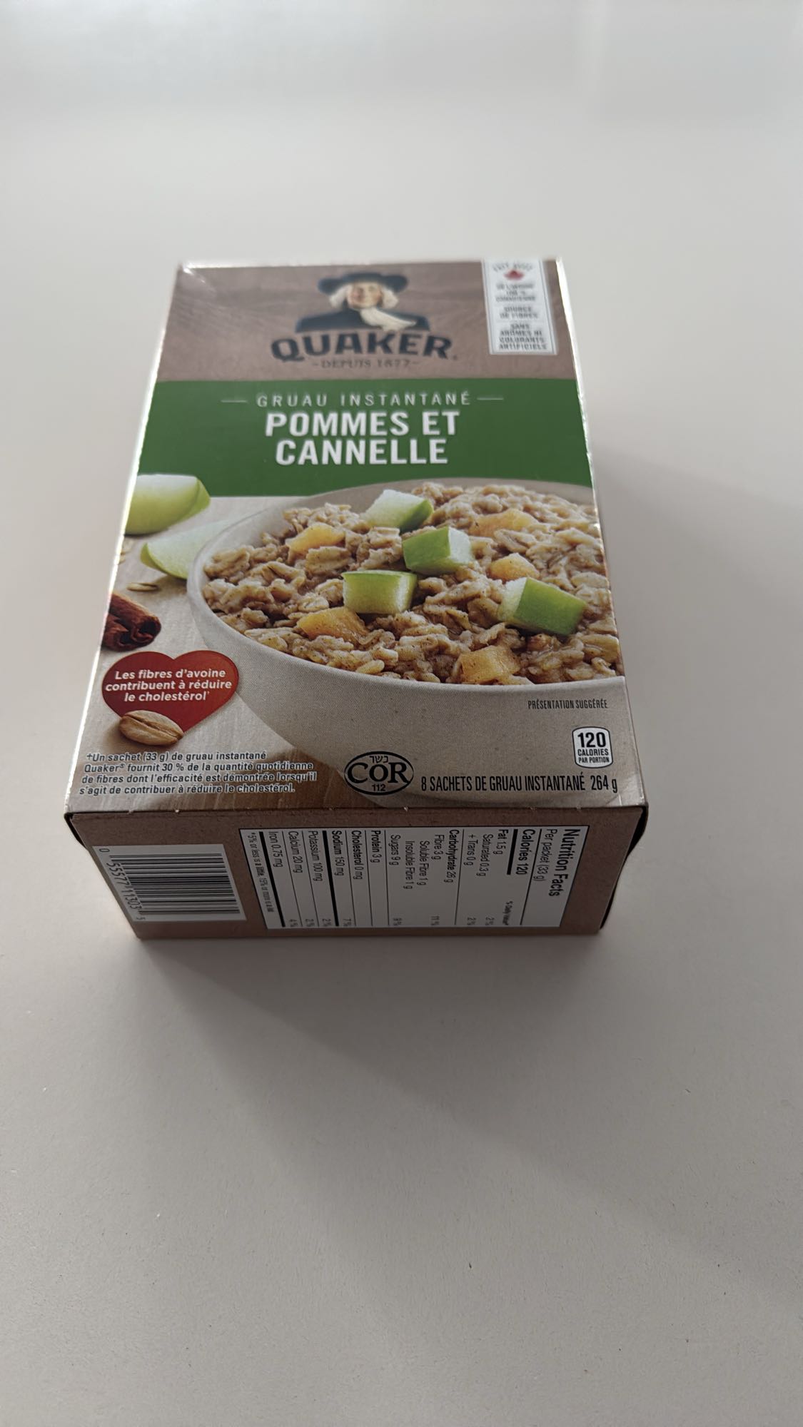 Gruau pommes cannelle